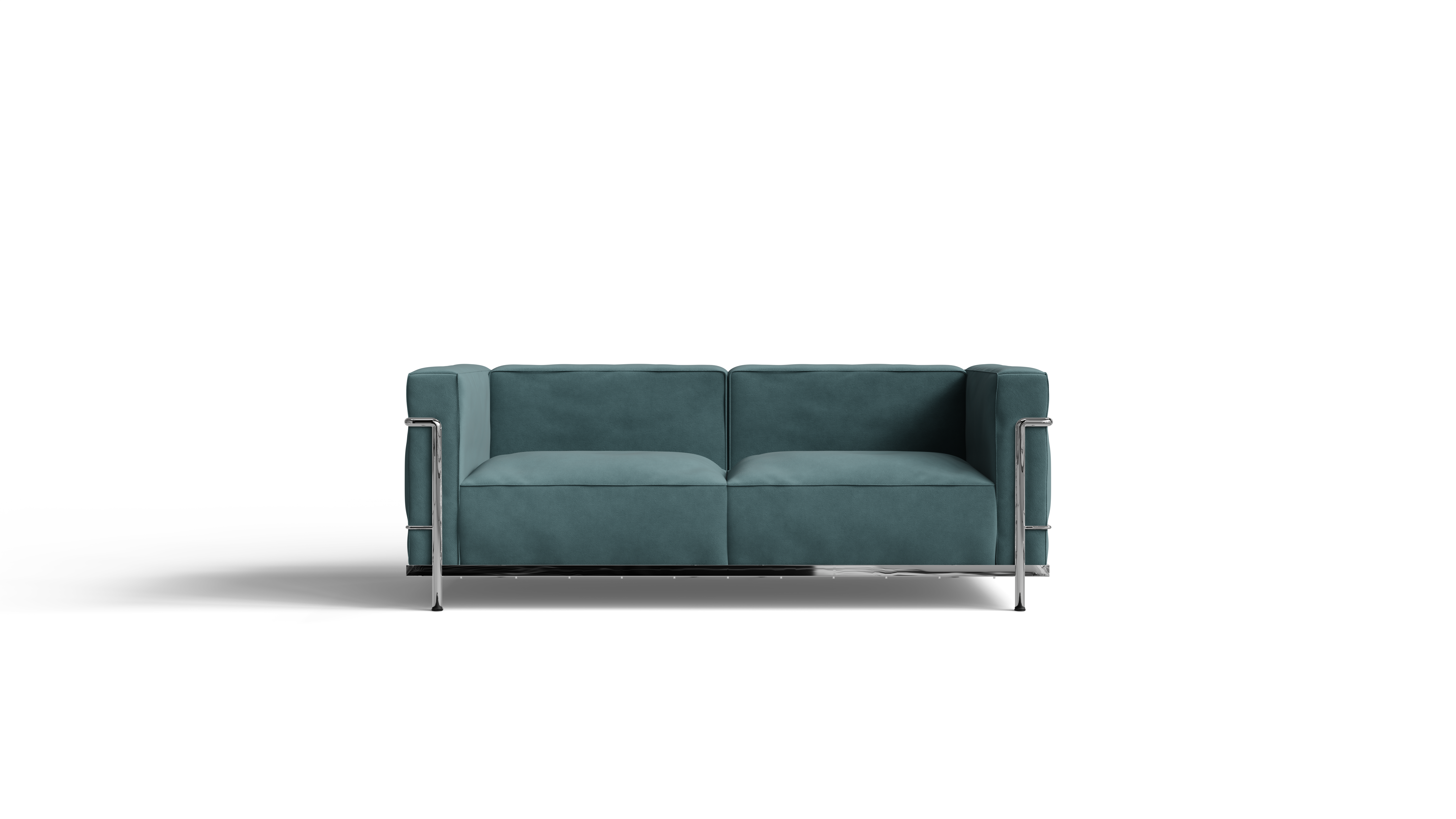 LC3 Confort Grand Modèle Sofa: Two-Seater Loveseat | Down Feather
