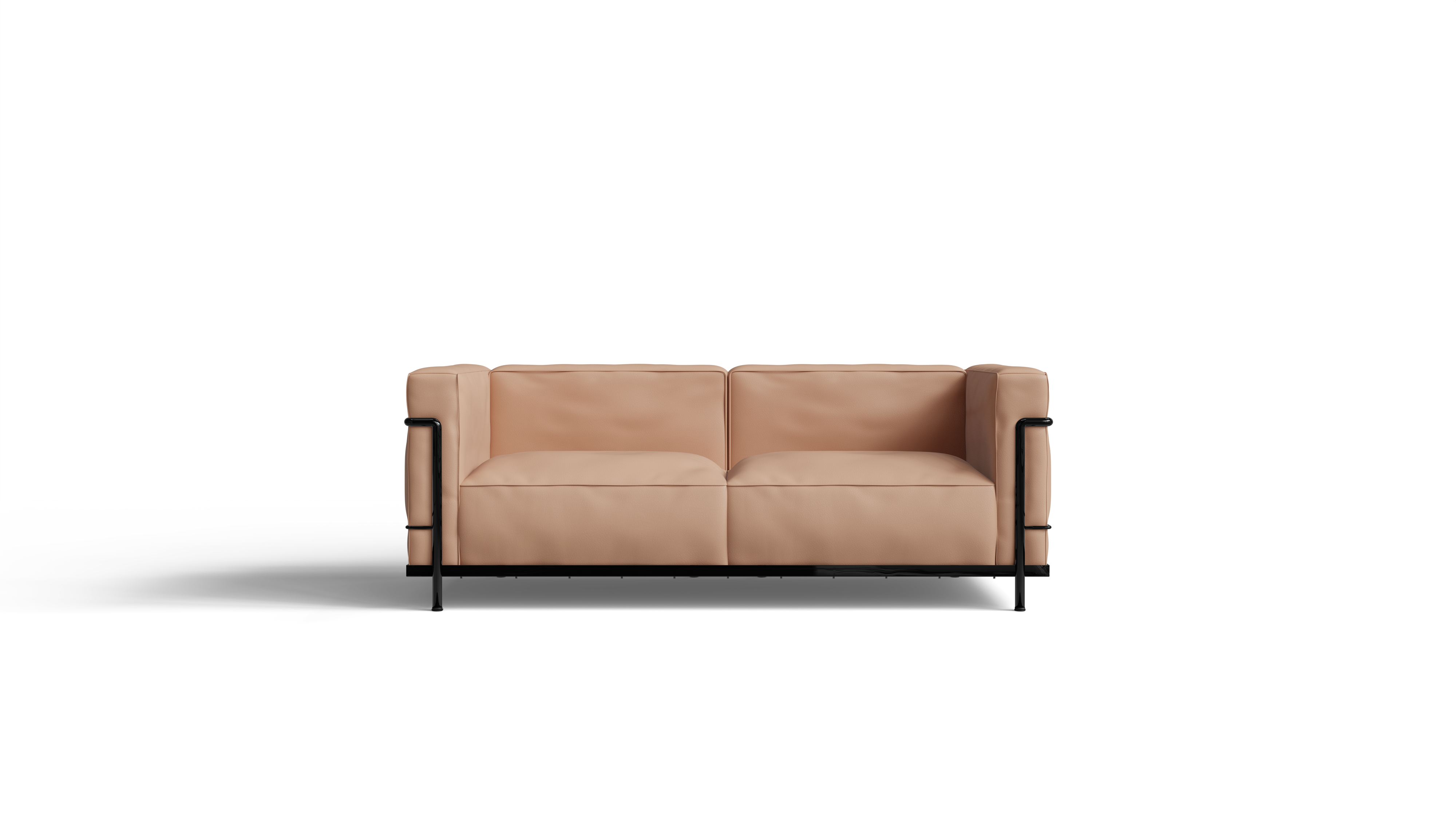 LC3 Confort Grand Modèle Sofa: Two-Seater Loveseat | Down Feather