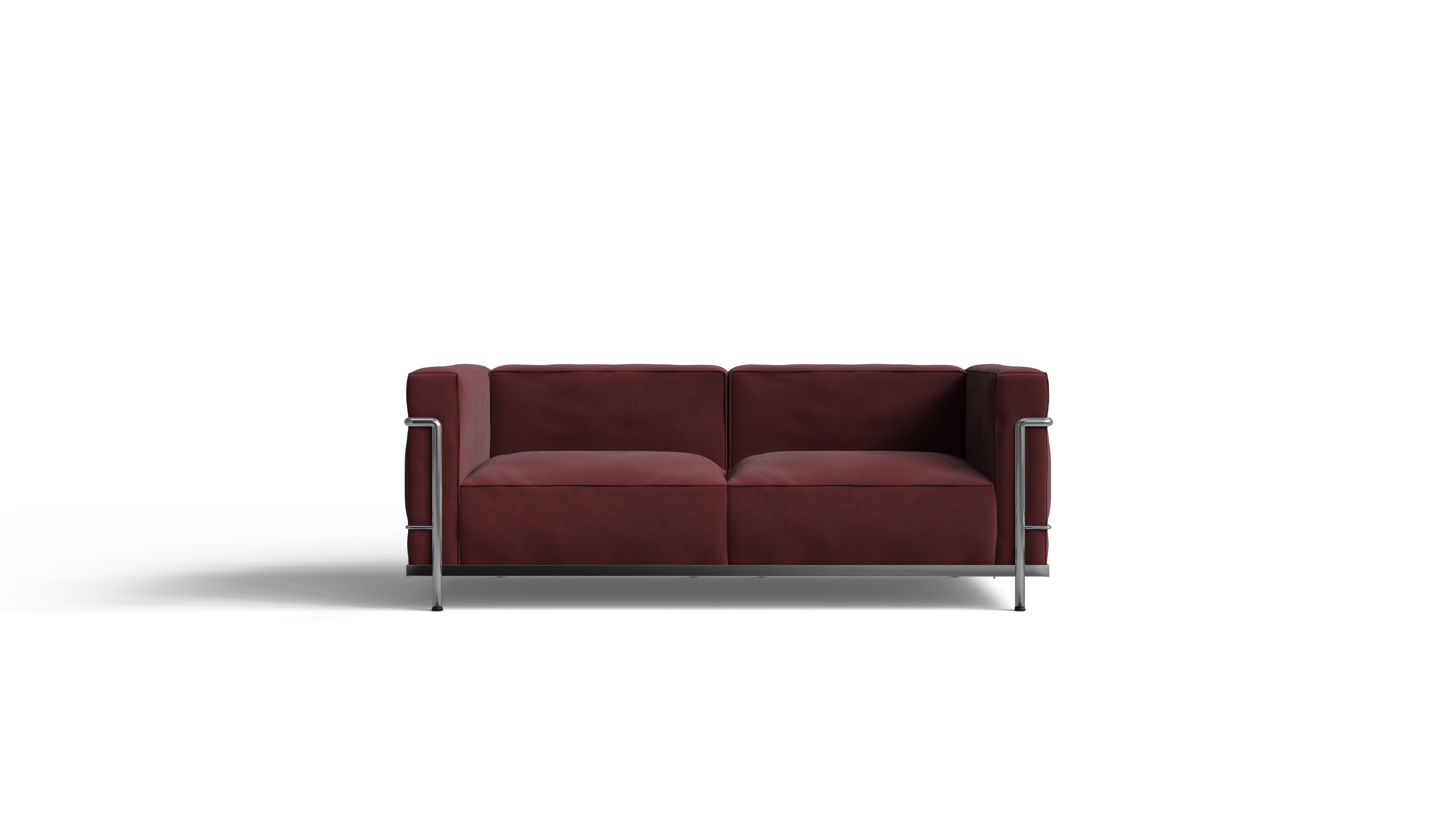 LC3 Confort Grand Modèle Sofa: Two-Seater Loveseat | Down Feather