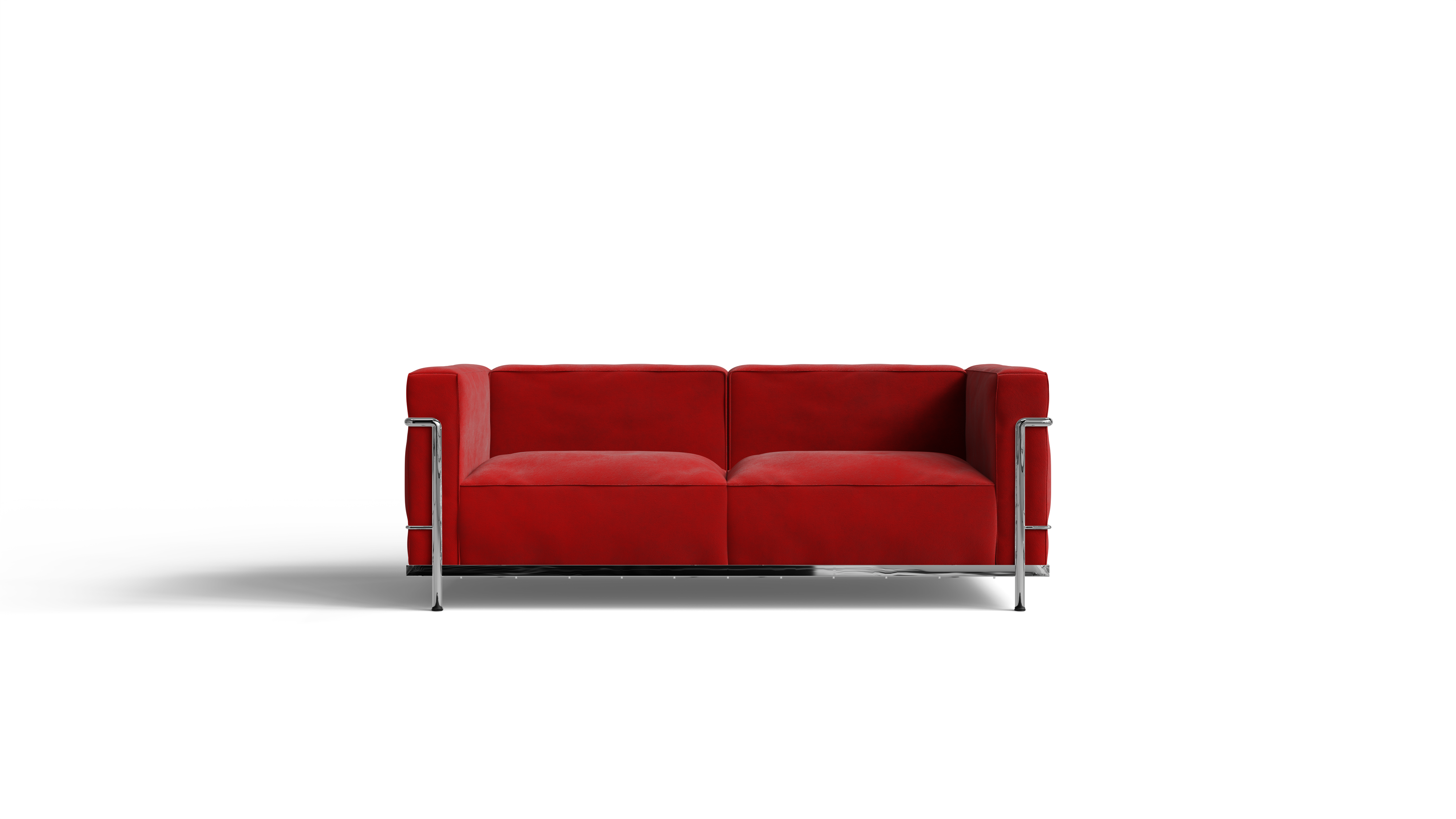 LC3 Confort Grand Modèle Sofa: Two-Seater Loveseat | Down Feather