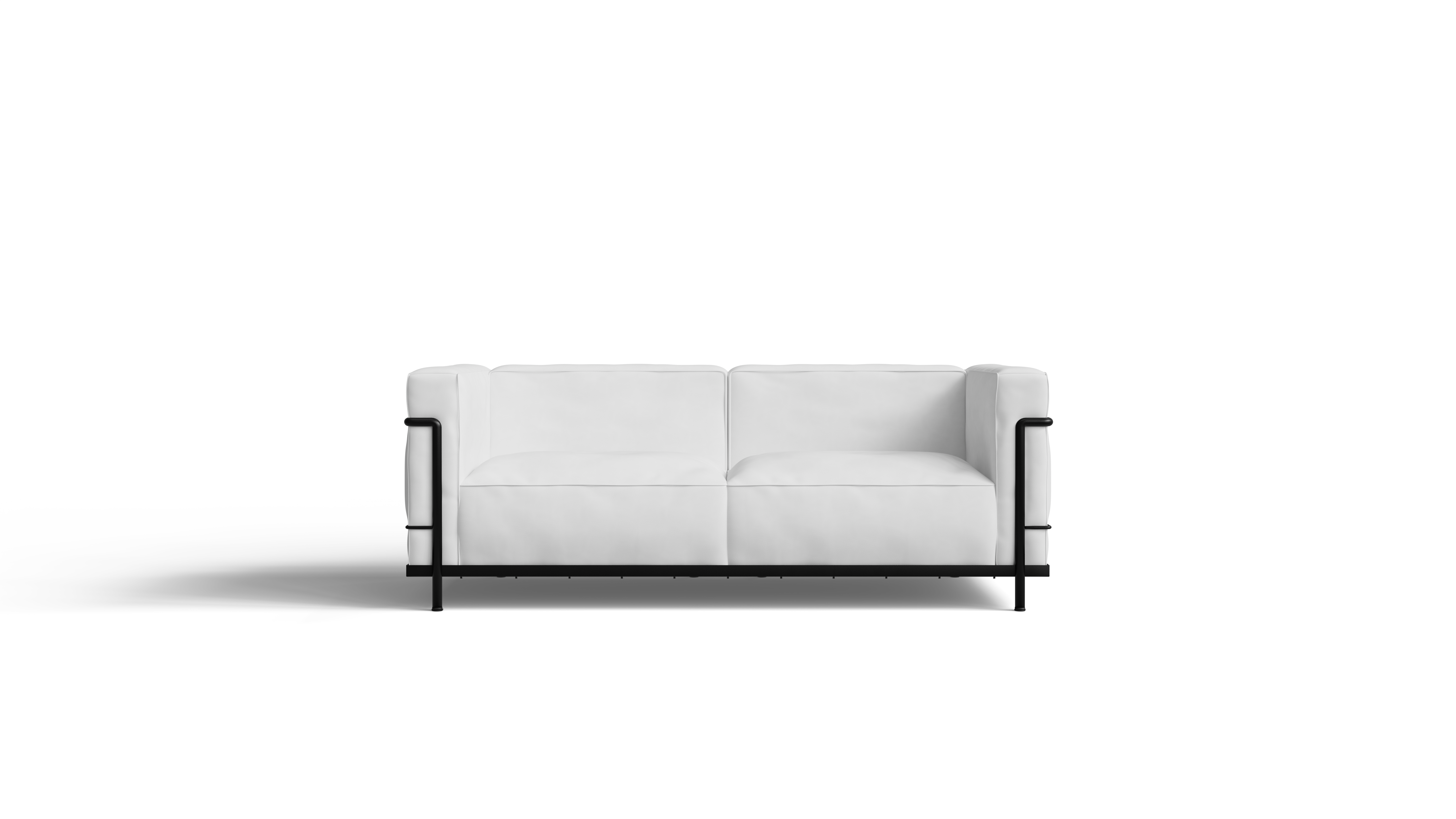 LC3 Confort Grand Modèle Sofa: Two-Seater Loveseat | Down Feather