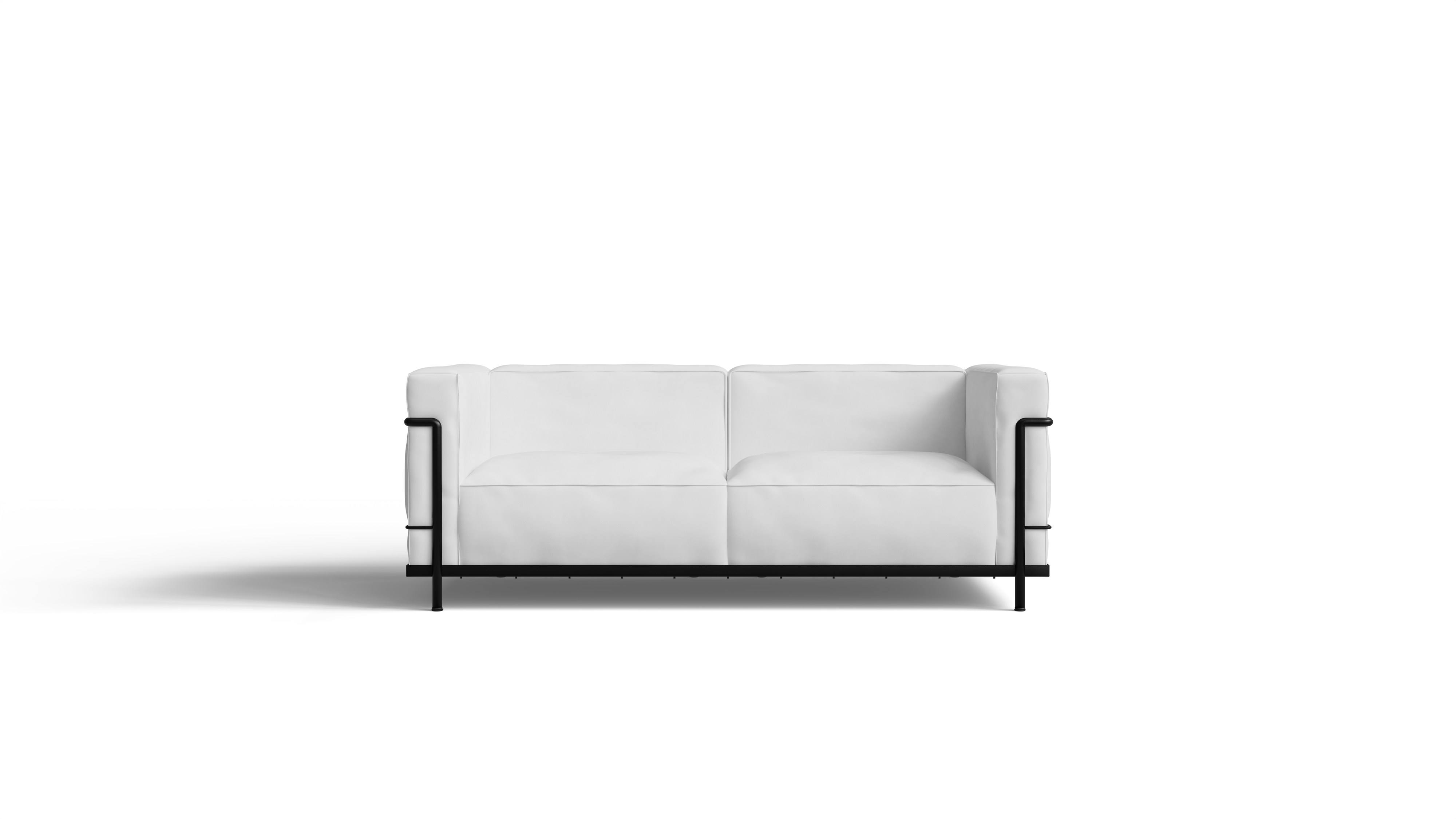 LC3 Confort Grand Modèle Sofa: Two-Seater Loveseat | Down Feather