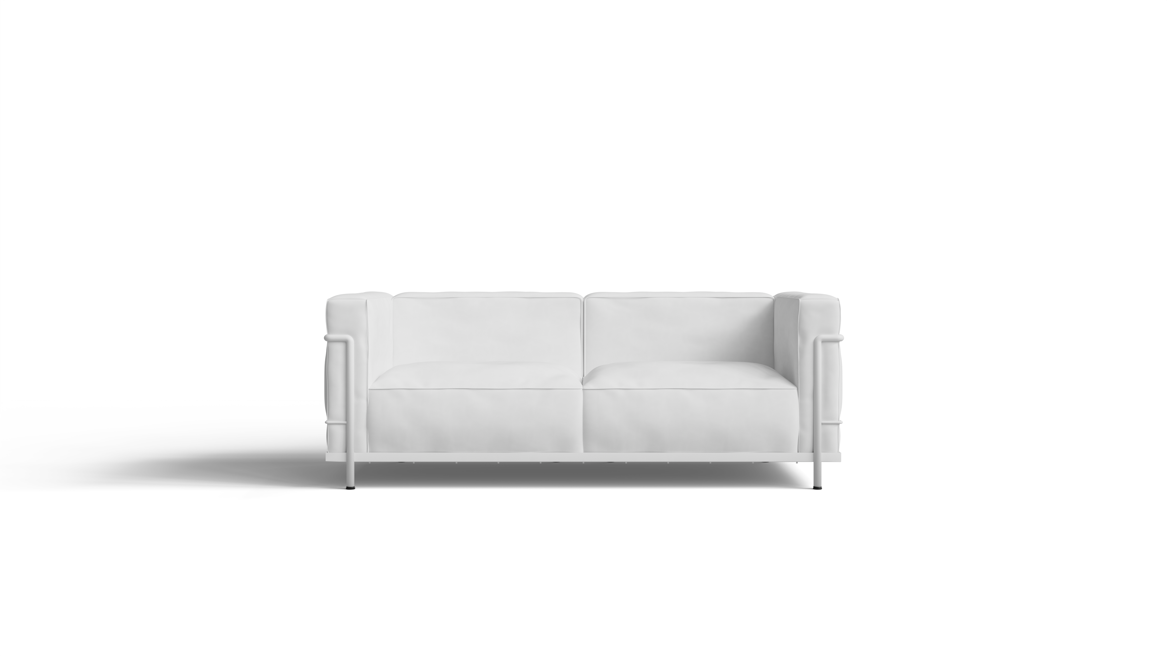 LC3 Confort Grand Modèle Sofa: Two-Seater Loveseat | Down Feather