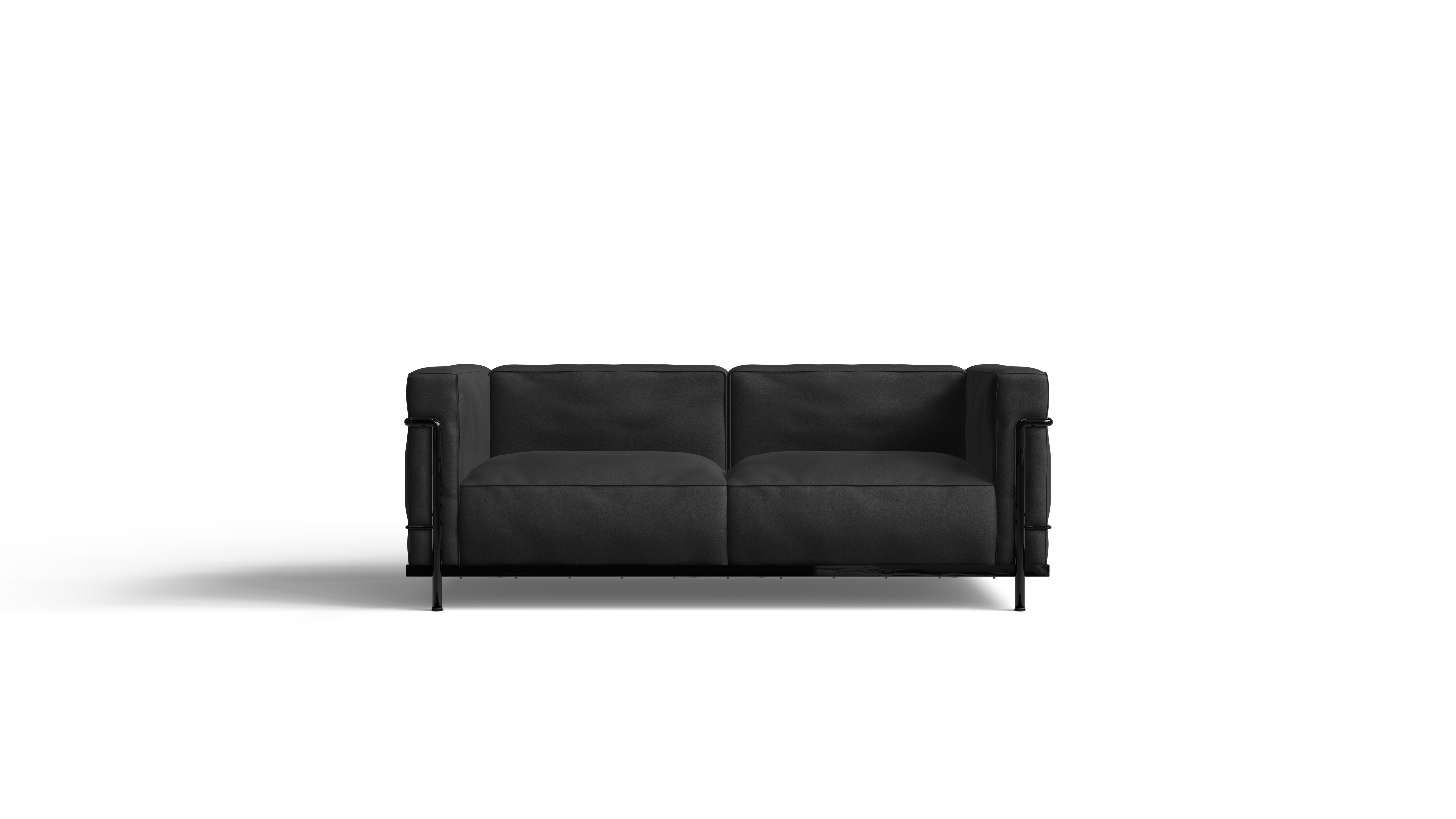 LC3 Confort Grand Modèle Sofa: Two-Seater Loveseat | Down Feather