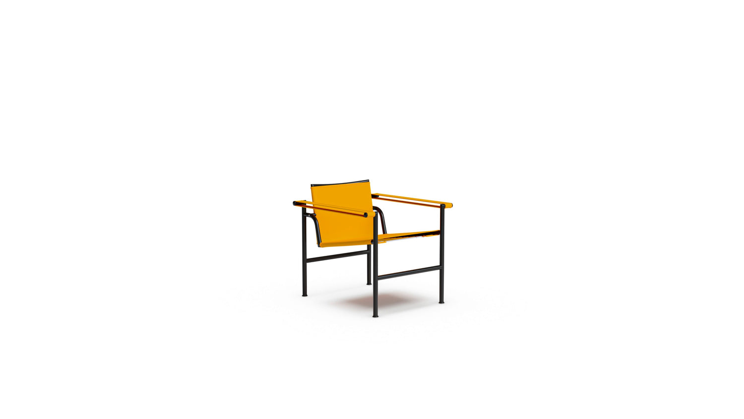 Le Corbusier LC1 Chair in Canada and the USA LC1 Fauteuil Dossier Basculant - Front Angle