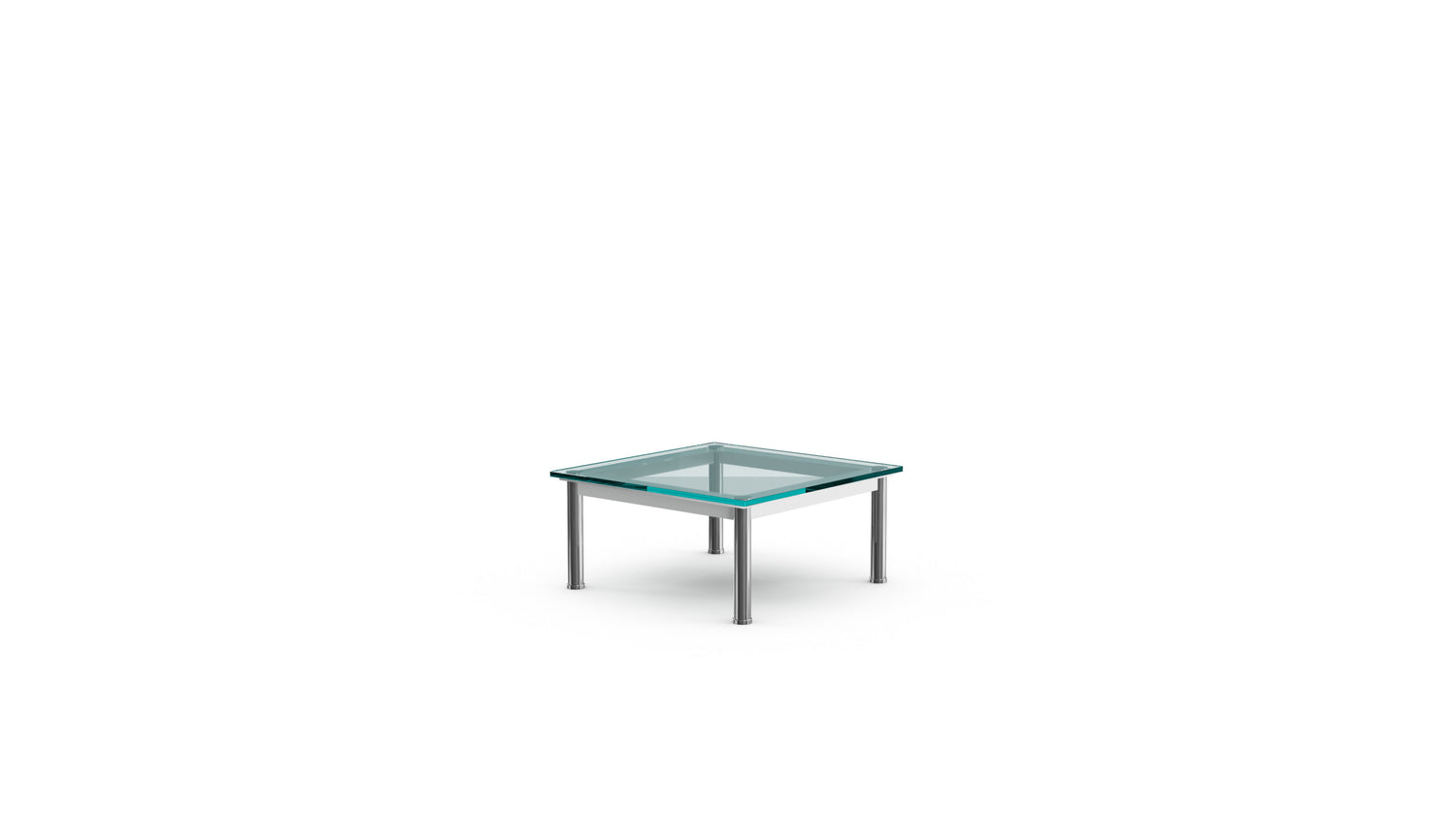 Le Corbusier LC10 Low Table En Tube in Canada and the USA LC10 End Table - Front Angle