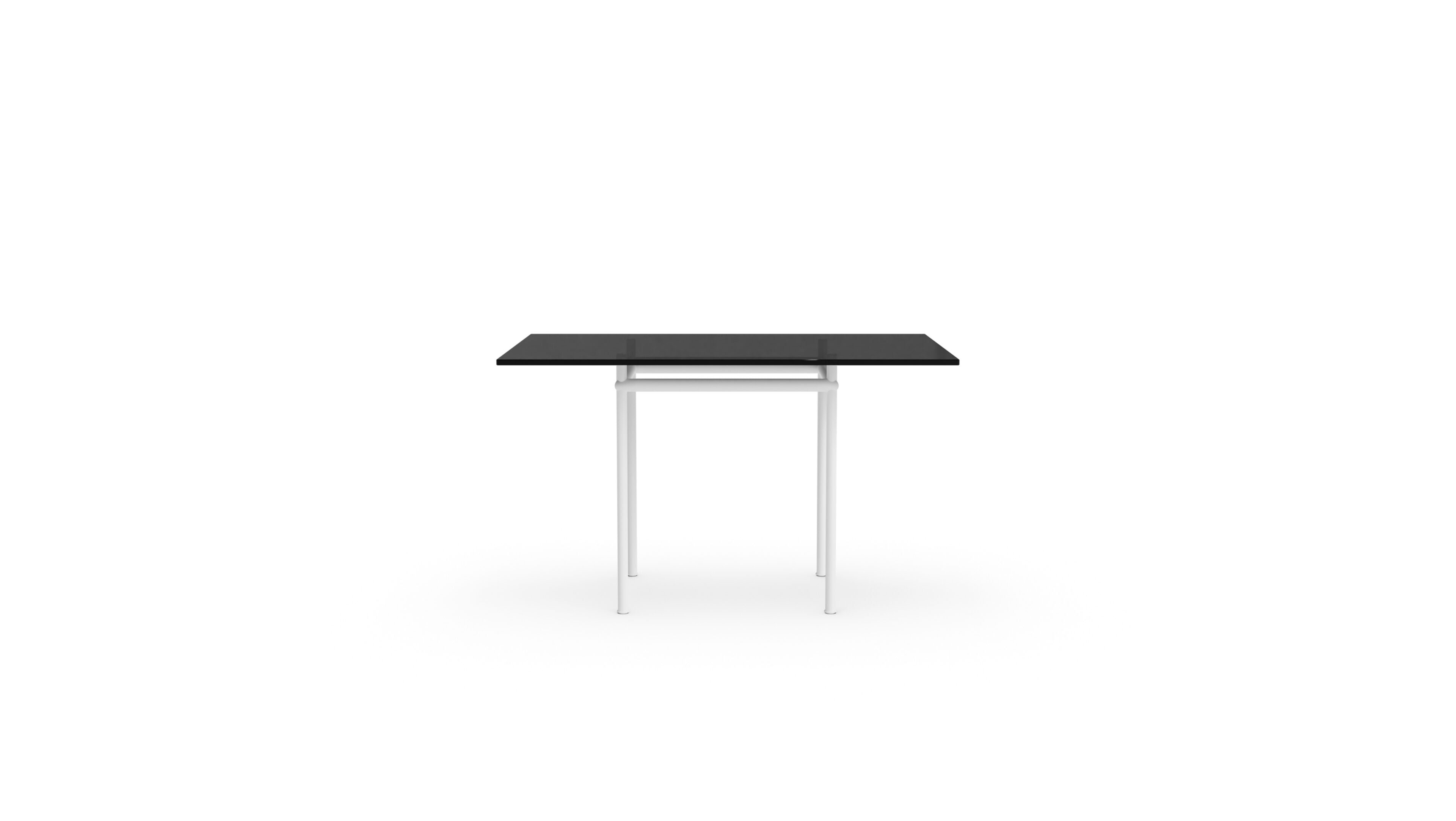 Le Corbusier LC12 Table in Canada and the USA LC12 Table La Roche Dining Table Medium - Front