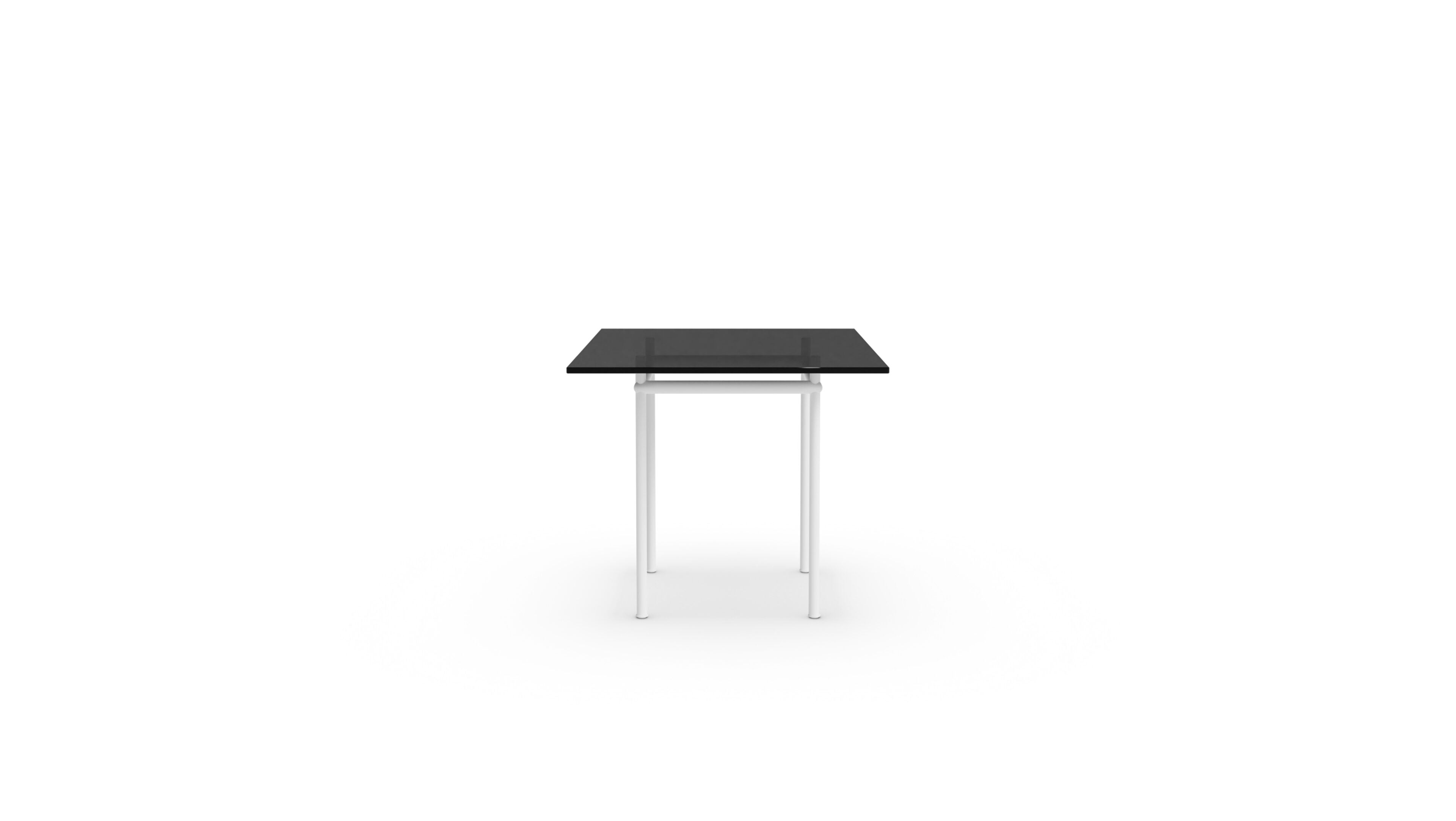 Le Corbusier LC12 Table in Canada and the USA LC12 Table La Roche Dining Table Medium - Side