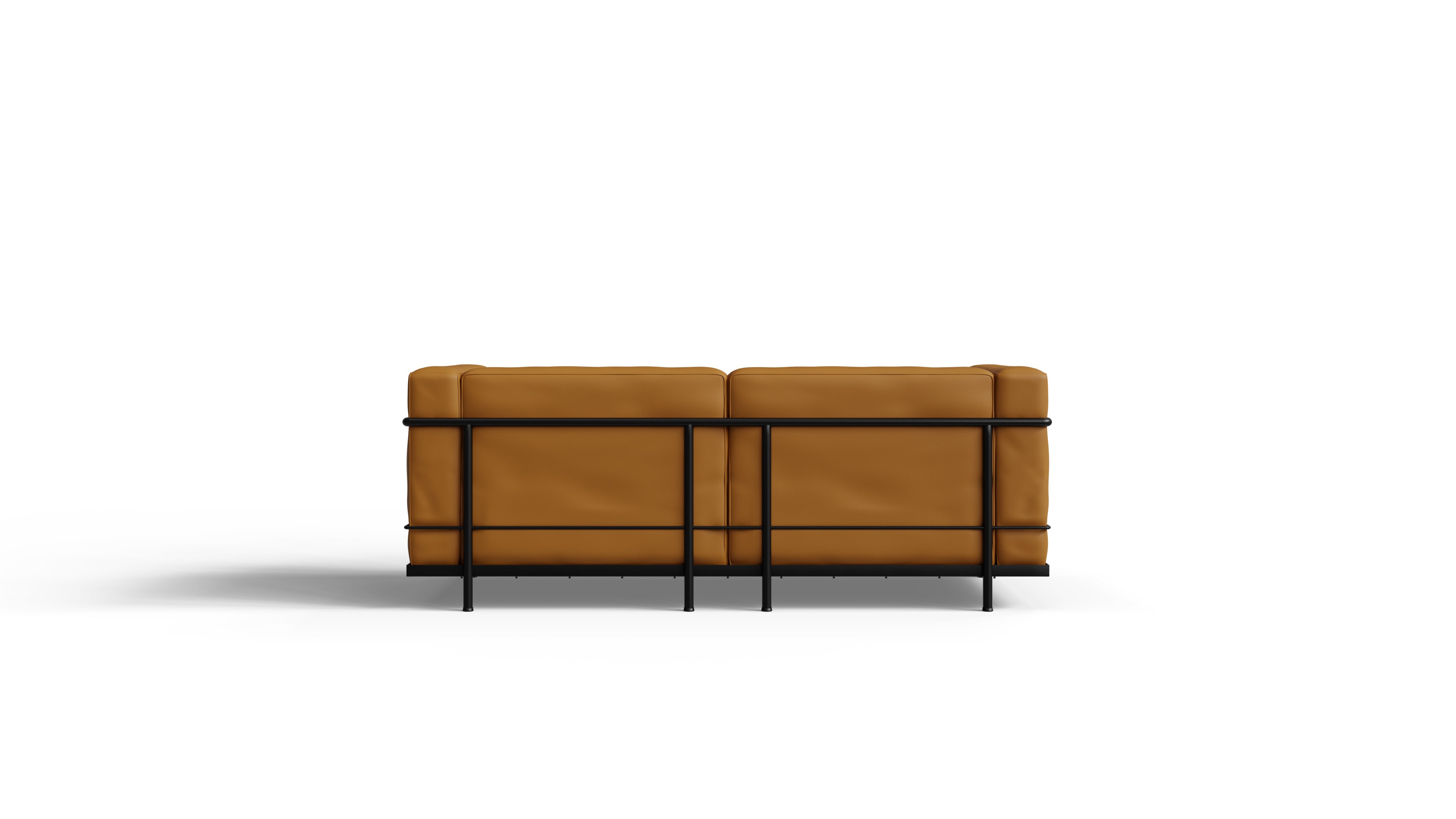 Le Corbusier LC3 2-Seat Loveseat Sofa with own Feather Filling in the USA and Canada - Back