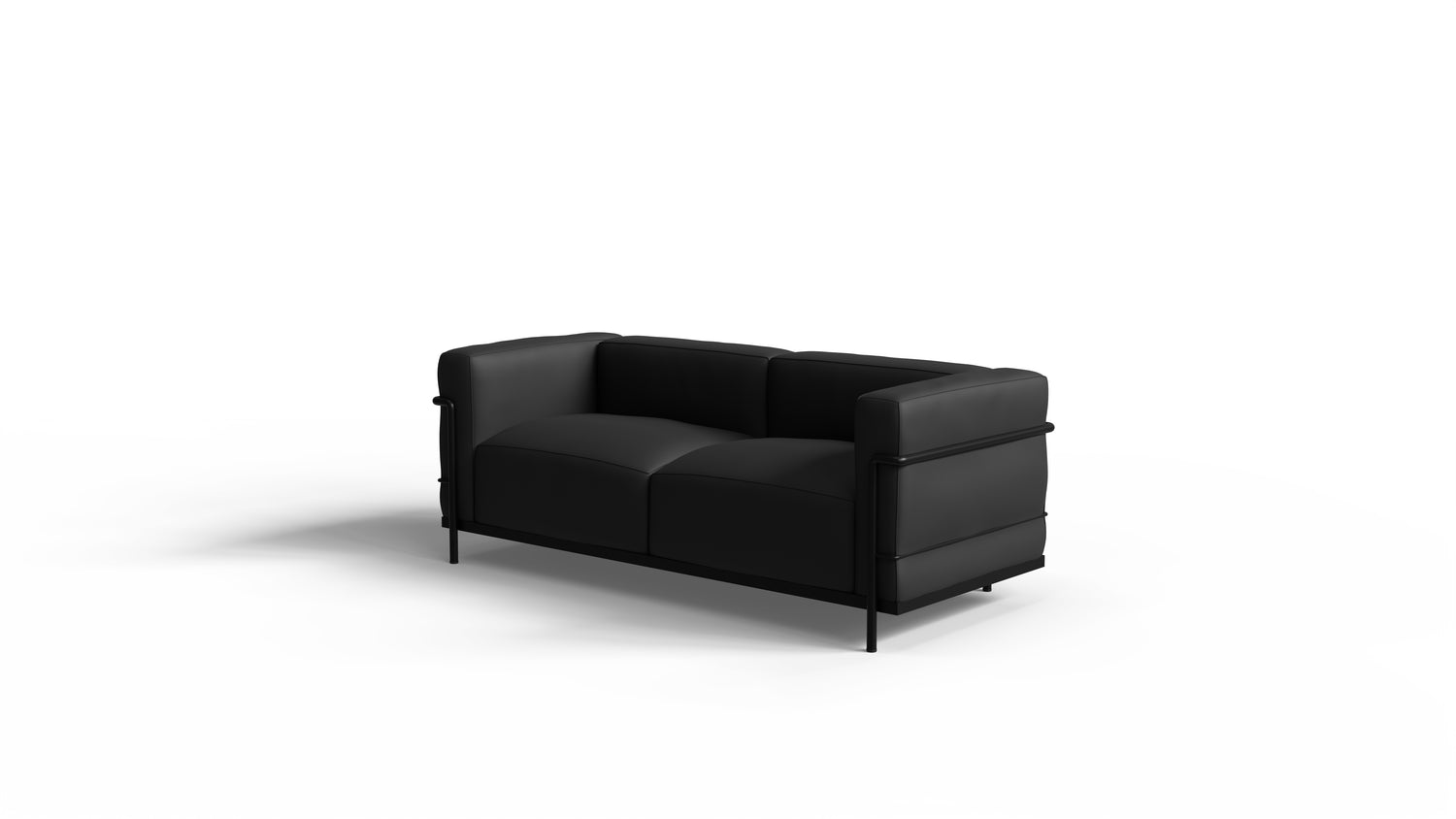 Le Corbusier LC3 Confort Grand Modèle Sofa Two-Seater Loveseat in Canada and the USA - Front Angle