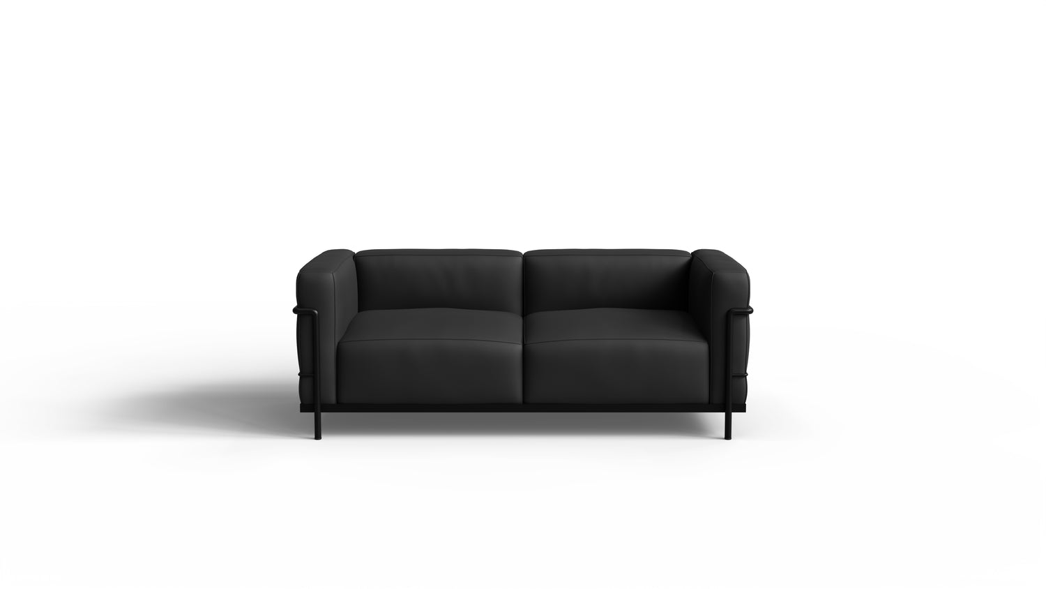 Le Corbusier LC3 Confort Grand Modèle Sofa Two-Seater Loveseat in Canada and the USA - Front