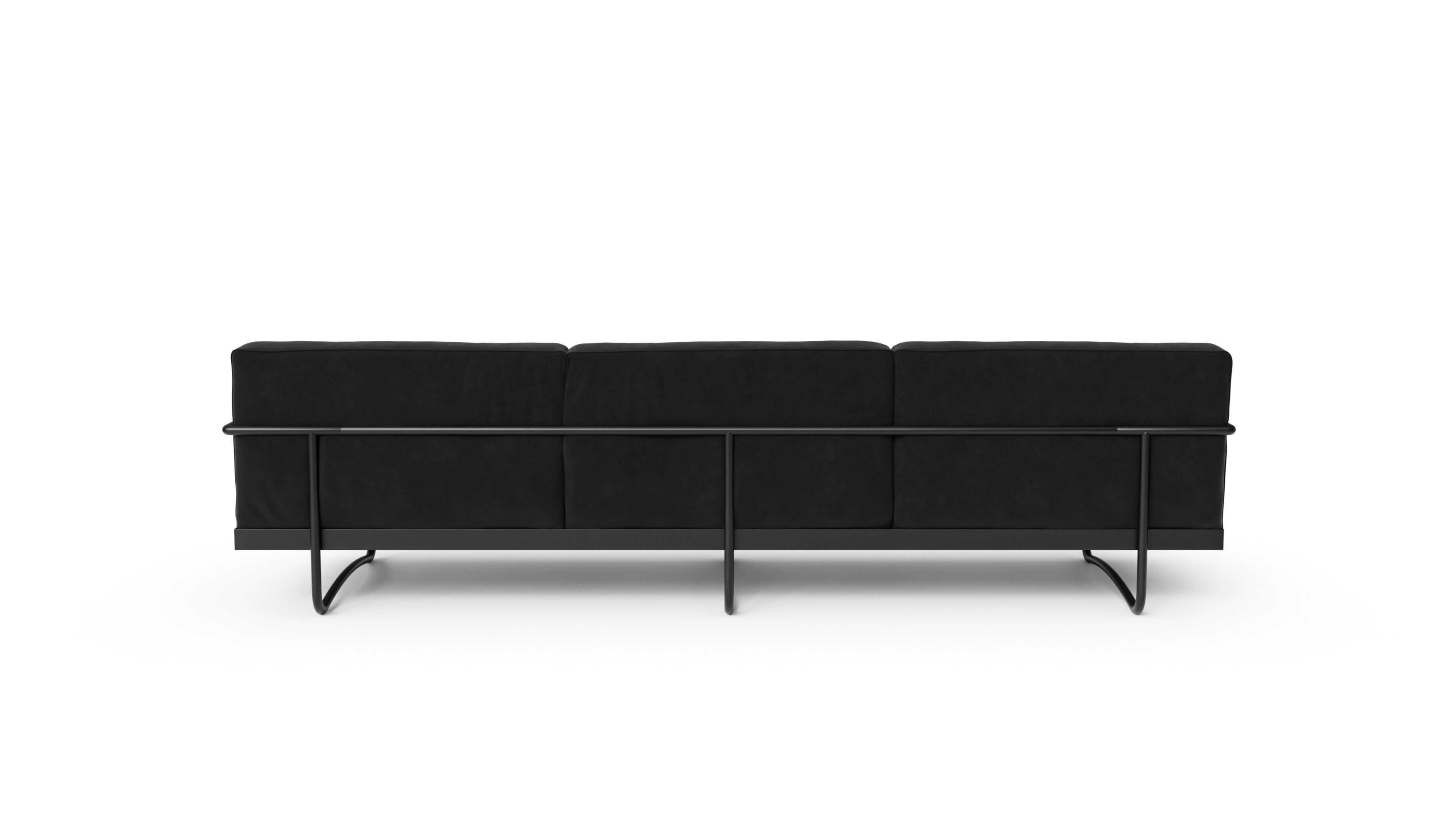 Le Corbusier LC5 3-Seat Sofa in Canada and the USA 5 Canapé, Appartement Le Corbusier - Back