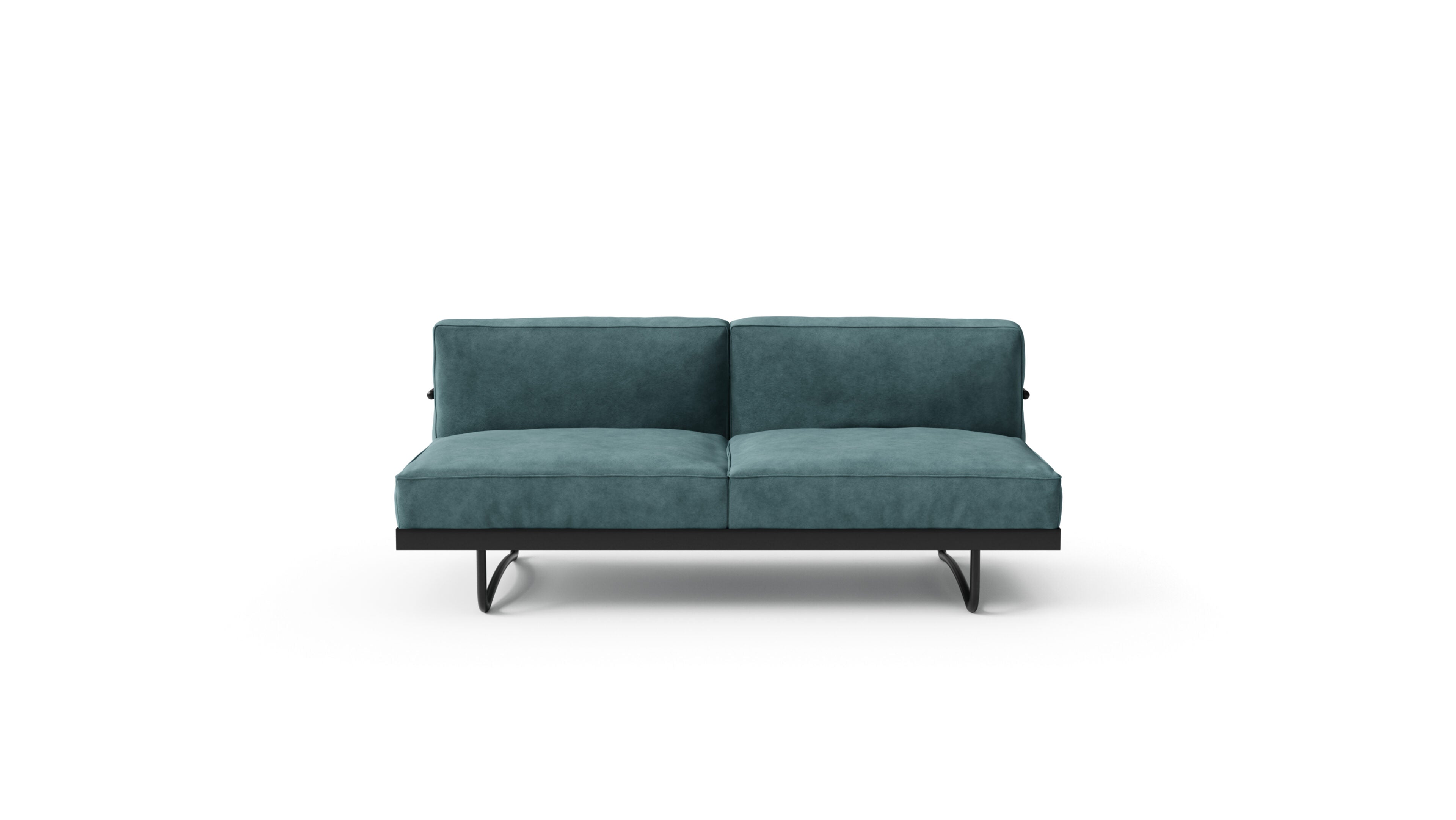 Le Corbusier LC5 Sofa Two-Seater Loveseat in Canada and the USA 5 Canapé, Appartement Le Corbusier - Front