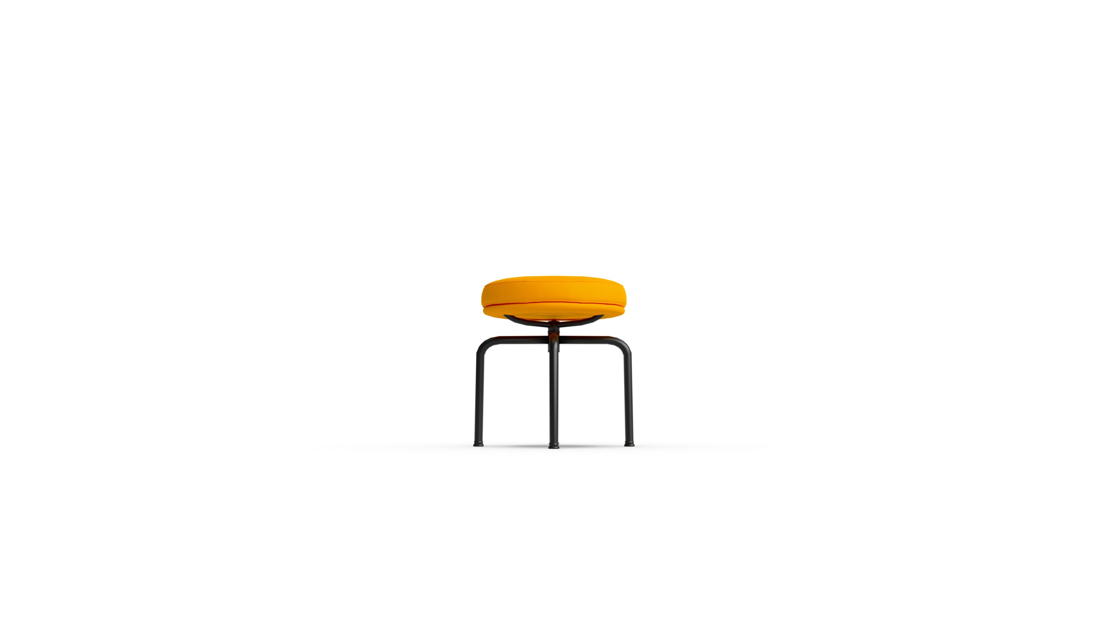 Le Corbusier LC8 Swivel Stool in Canada and the USA - Side
