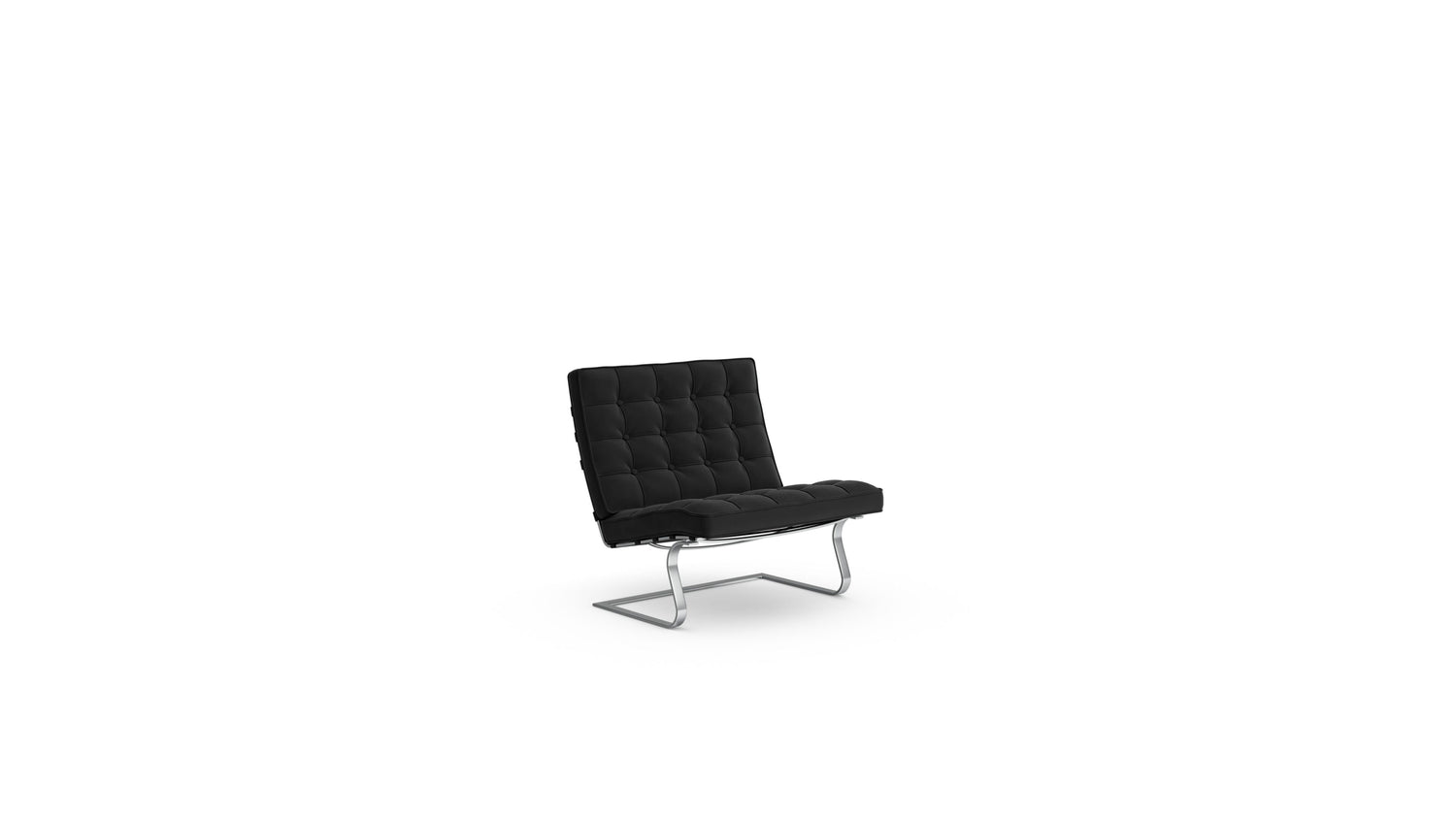 MR70 Tugendhat Lounge Chair by Mies van der Rohe in Canada and the USA Armless - Front Angle