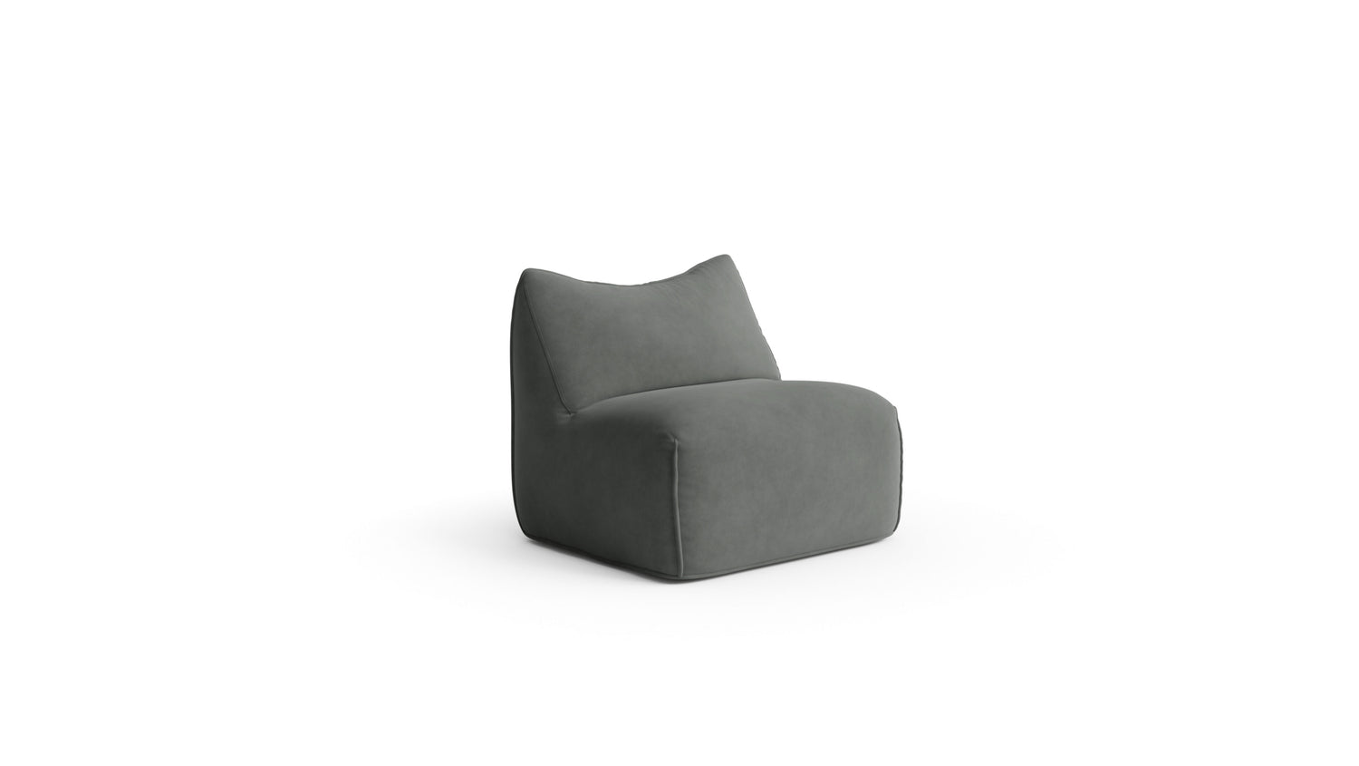 Mario Bellini Le Bambole Modular Sofa in Canada and the USA Bambolina Inner Piece Chair - Front Angle