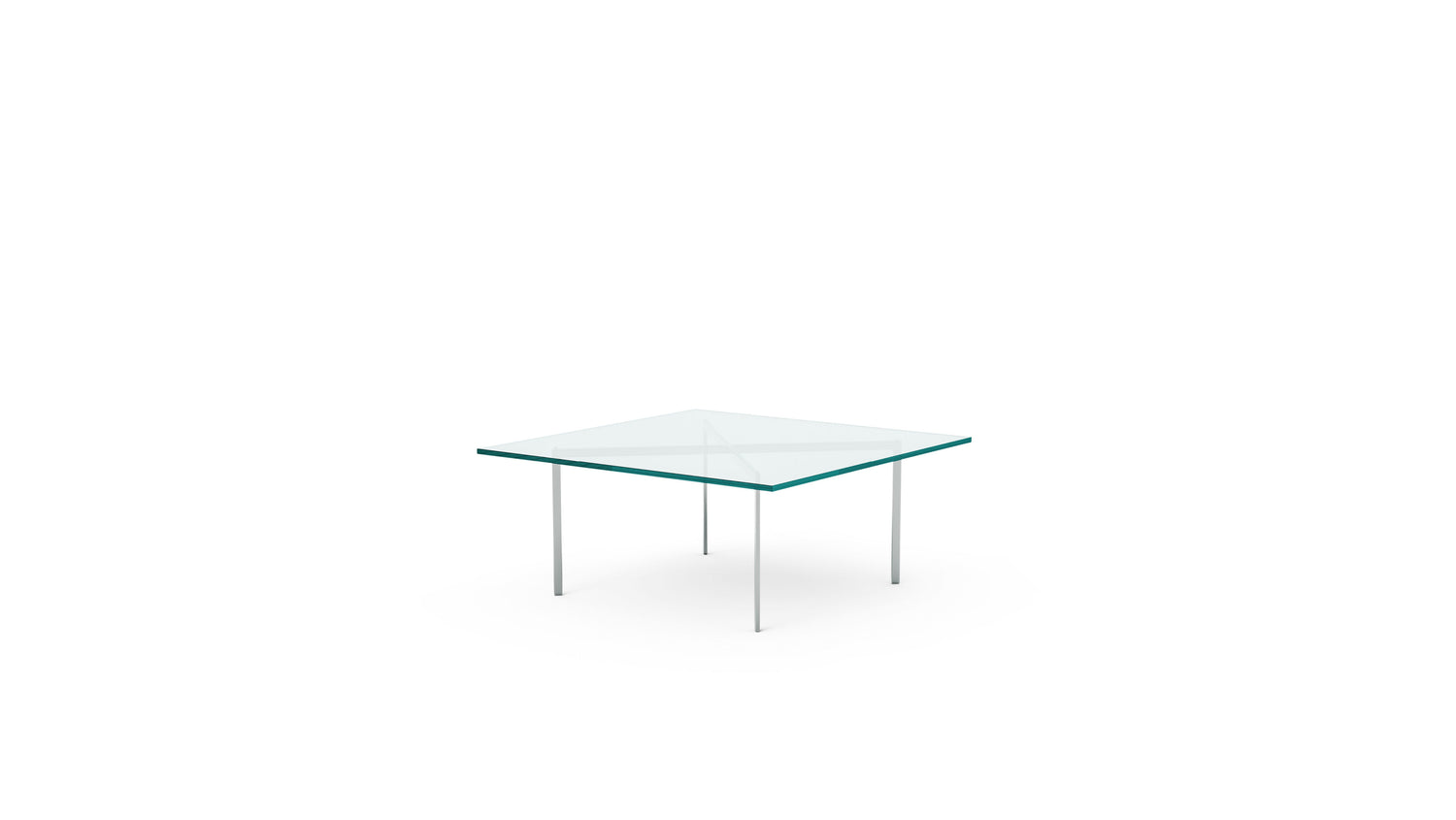 Mies van der Rohe Barcelona Table Knoll Style in the USA and Canada - Front Angle
