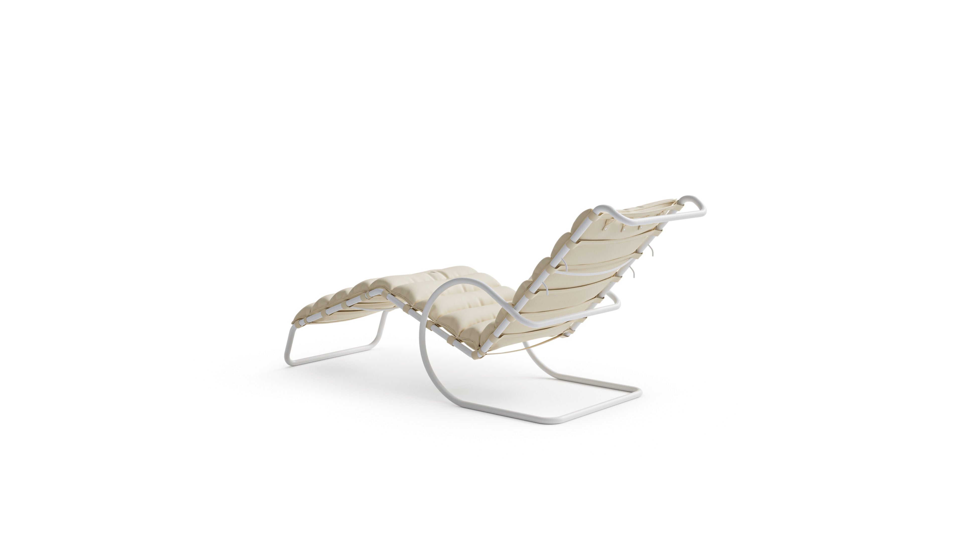 Mies van der Rohe MR Adjustable Chaise Lounge in Canada and the USA 242LC - Back Angle