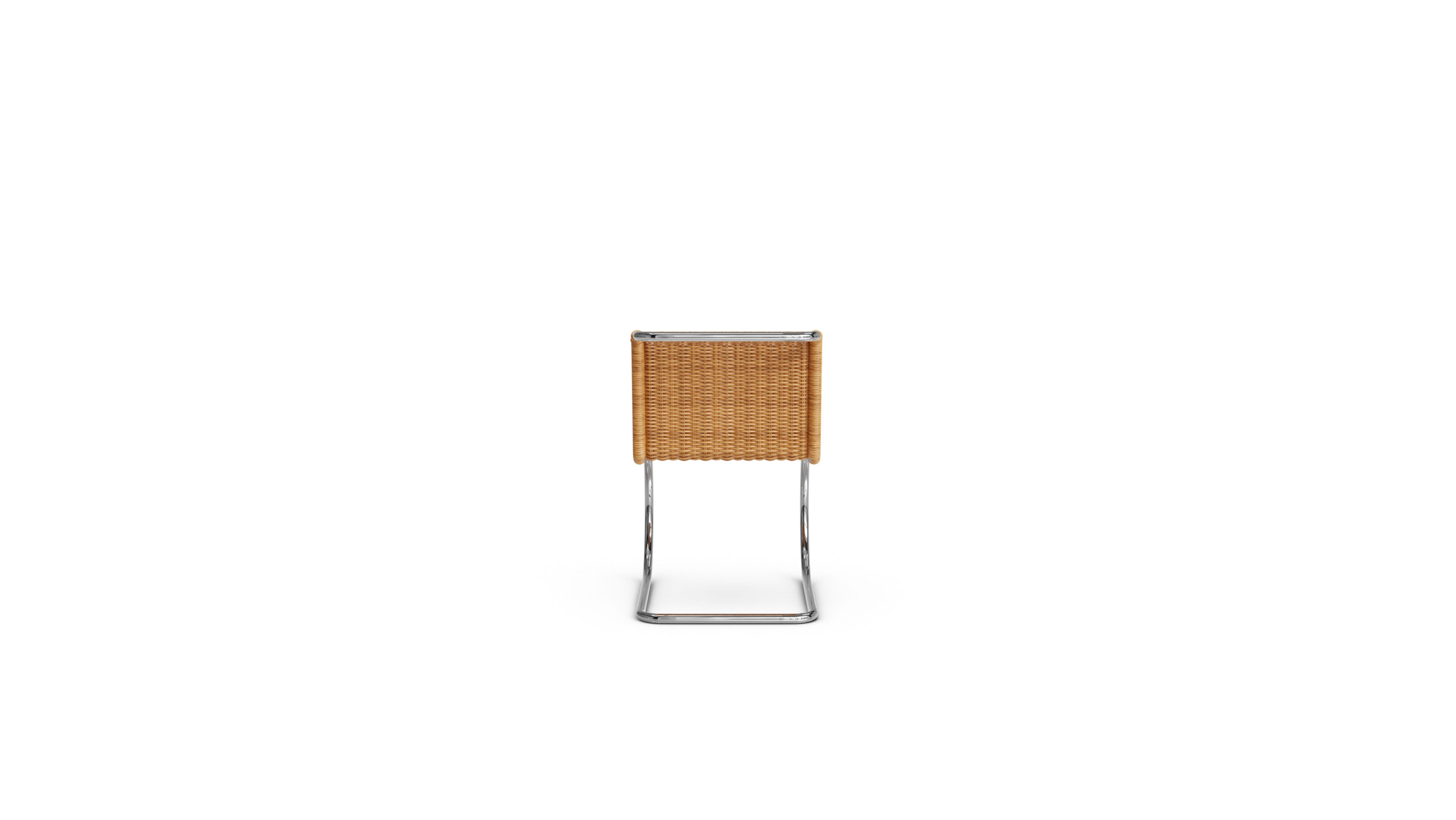 Mies van der Rohe MR Side Chair Rattan in Canada and the USA - Back
