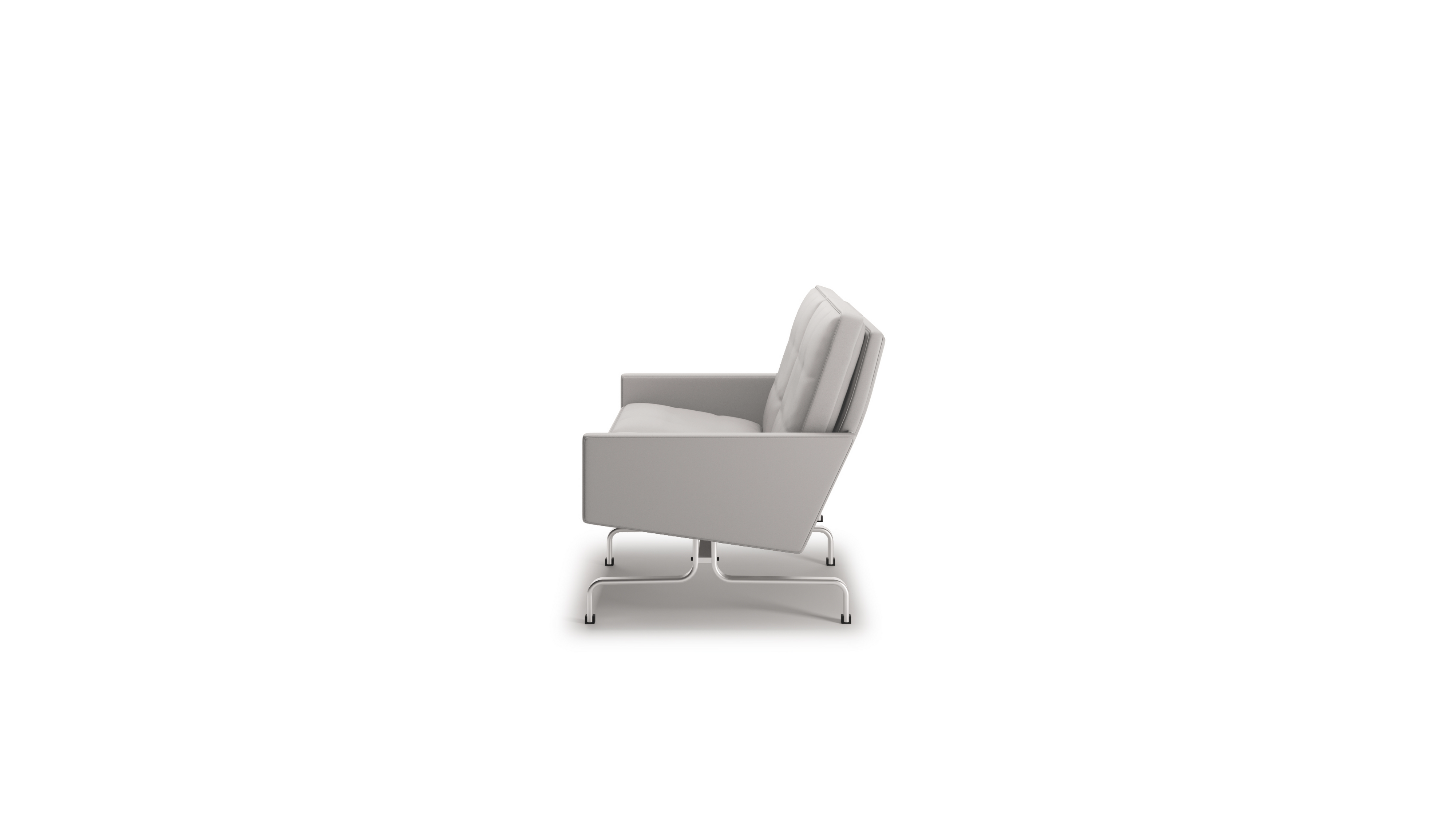 PK31 Loveseat Poul Kjærholm in Canada and the USA Model PK31-2 - Side