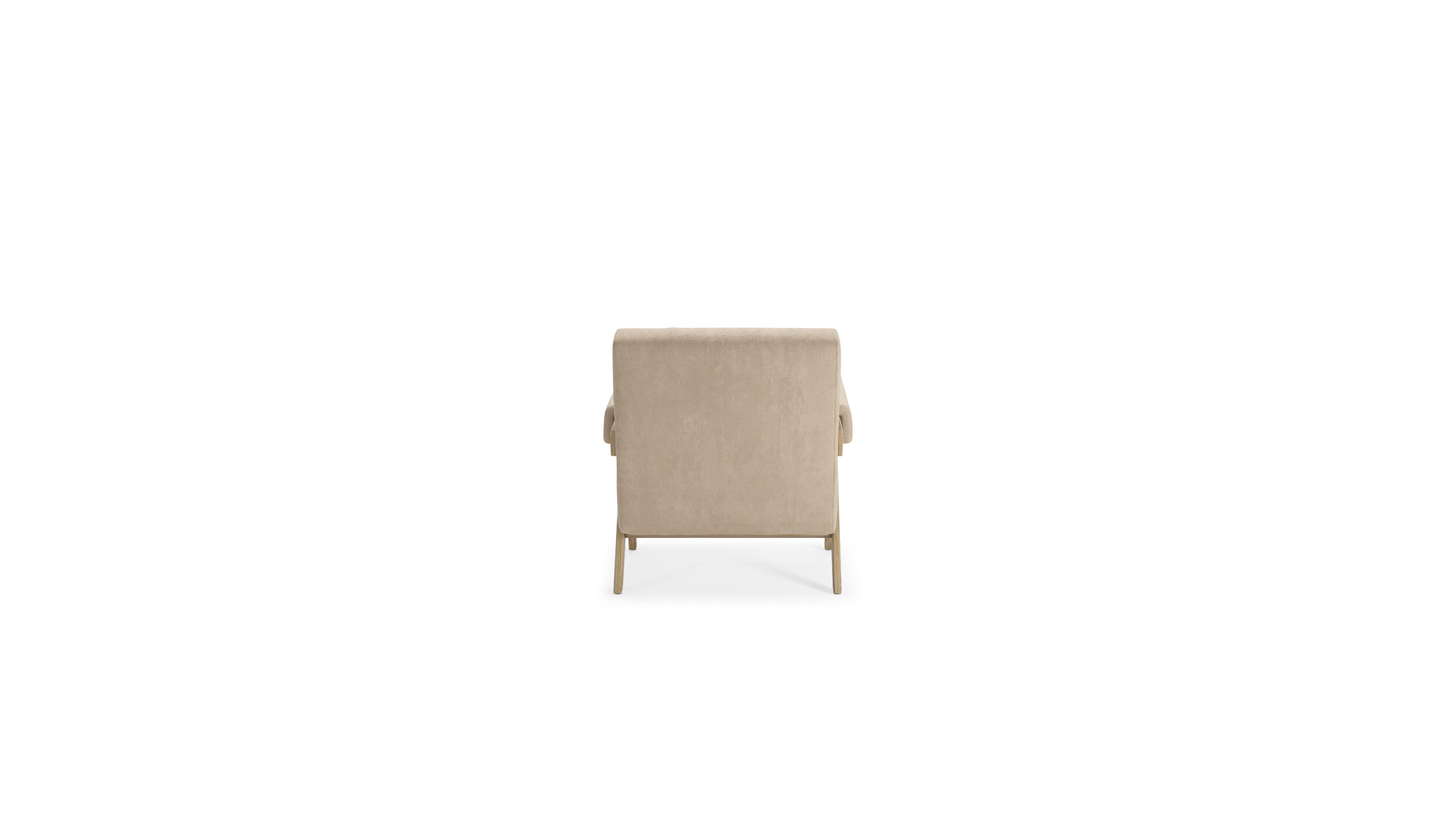 Pierre Jeanneret Capitol Complex Armchair Model 053 in Canada and the USA - Back
