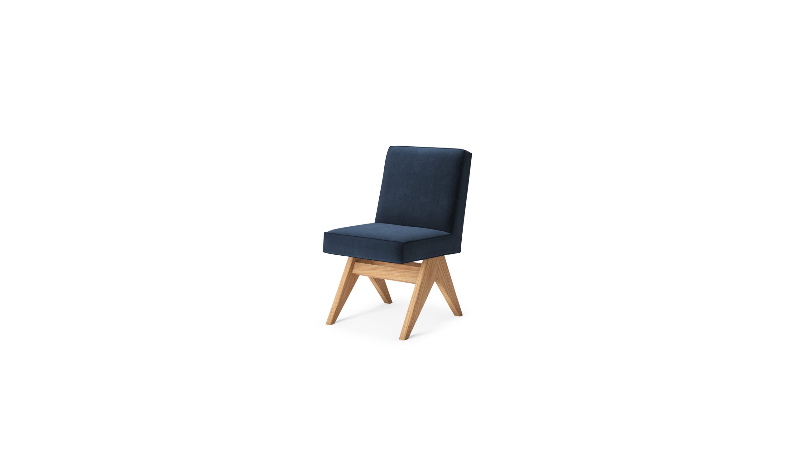 Pierre Jeanneret Committee Chair Chandigarh Side Chair in Canada and the USA - Front Angle 2