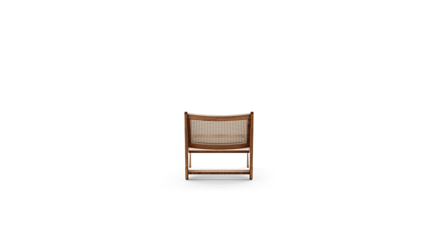 Pierre Jeanneret Kangaroo Armchair 058 in Canada and the USA - Back