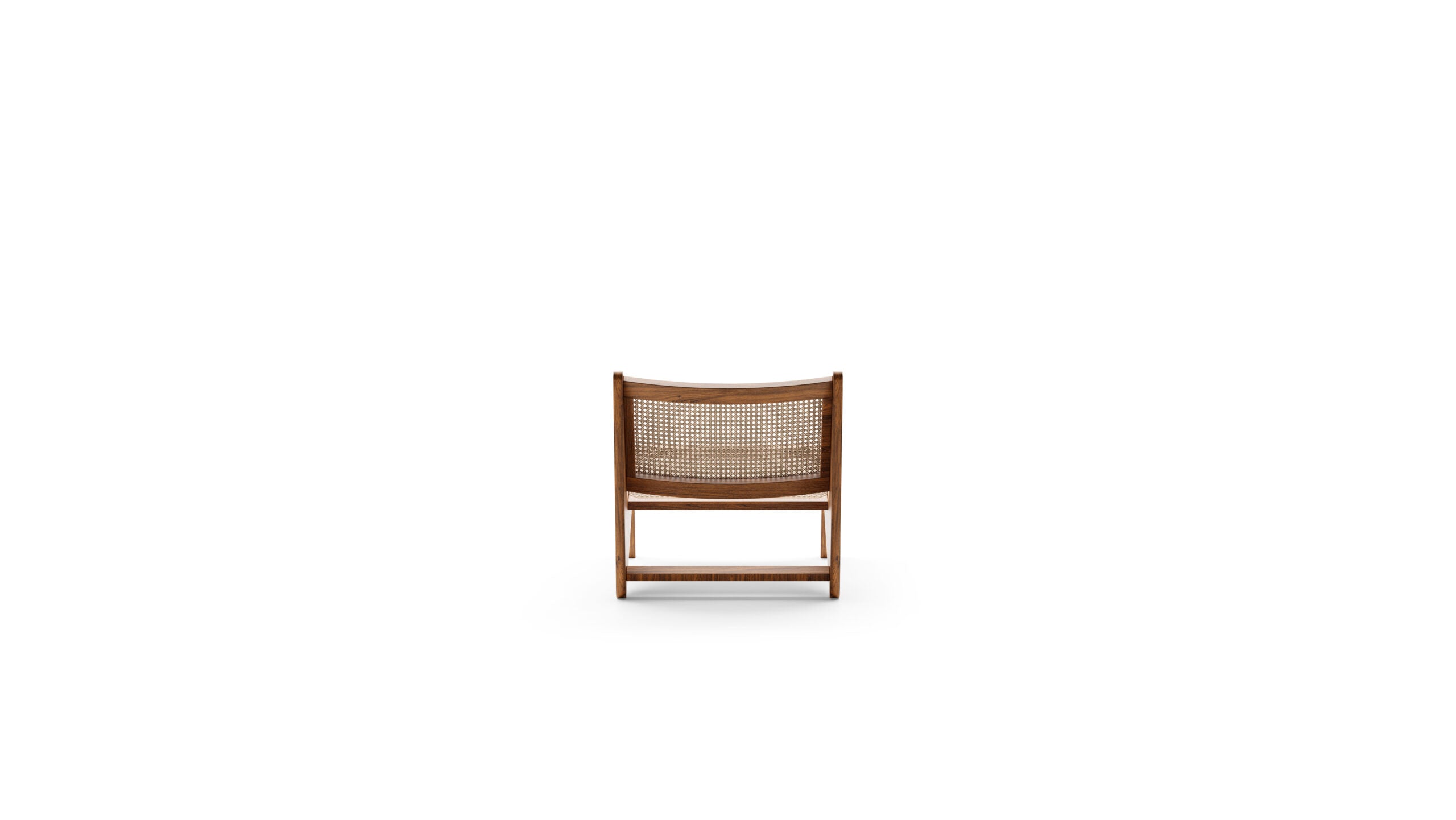 Pierre Jeanneret Kangaroo Armchair 058 in Canada and the USA - Back