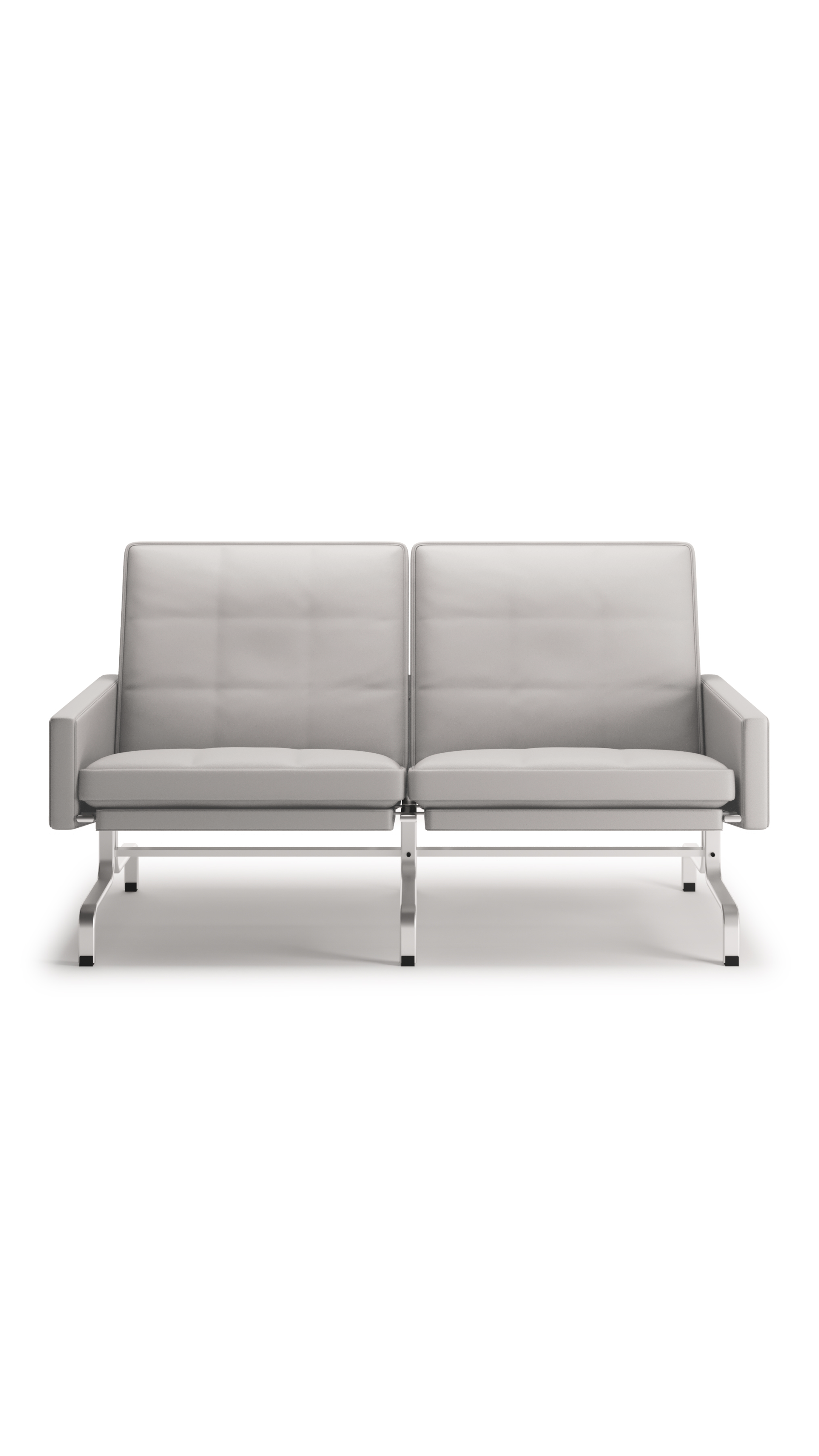 PK31 Loveseat Poul Kjærholm in Canada and the USA Model PK31-2 - FrontMobile Hero Image
