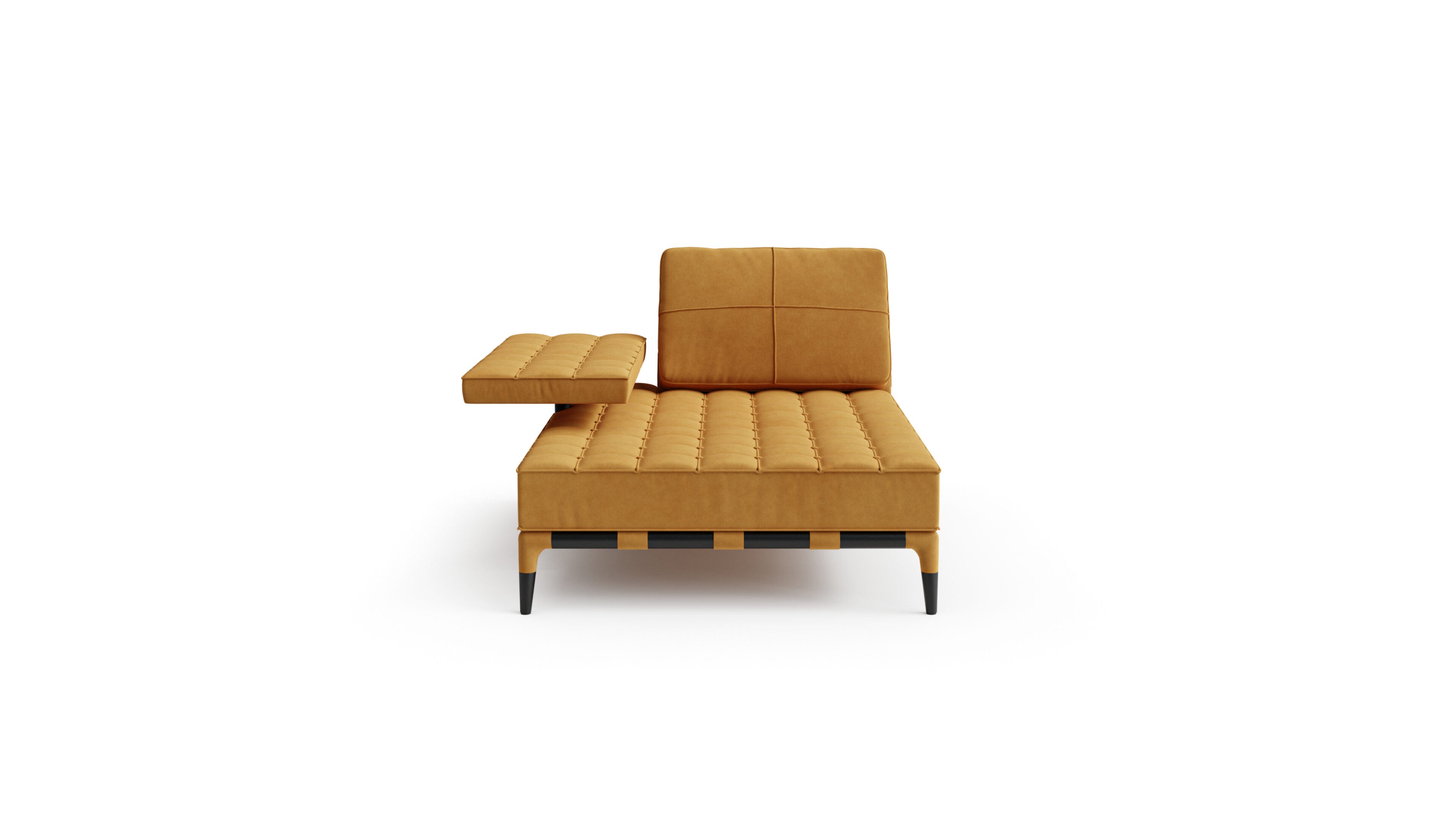 Prive Lounge Chair with Armrest Table by Philippe Starck in Canada and the USA Privé Poltrona Lunga - Front