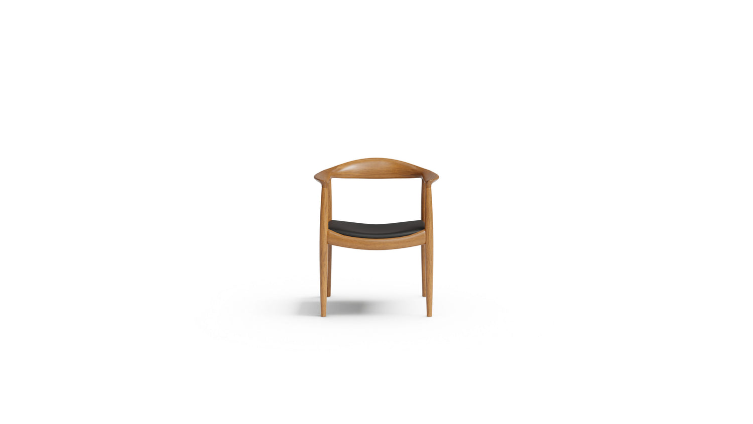 The Round Chair by Hans J. Wegner Round Chair in Canada and the USA PP503 & JH503 - Front