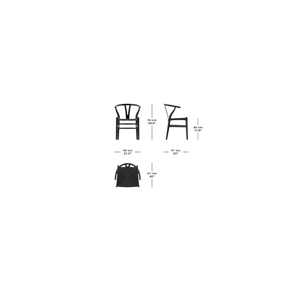 AF24: Wishbone Armchair by Hommage À Hans Wegner
