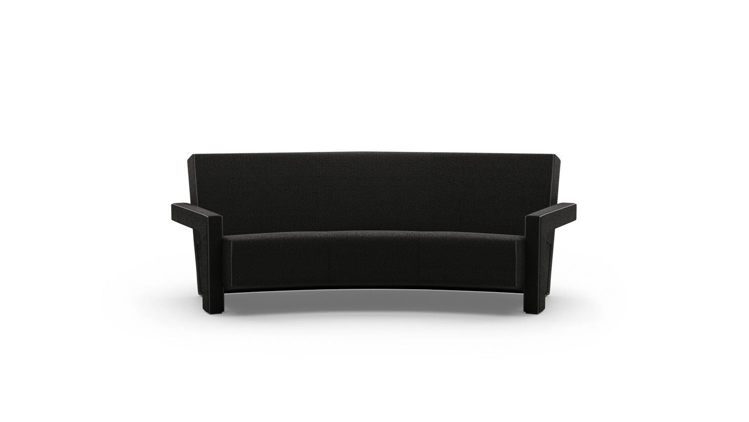 Utrecht Curved Sofa by Gerrit Thomas Rietveld in Canada and the USA Utrecht Sofa Cassina-Style 637-03 - Front