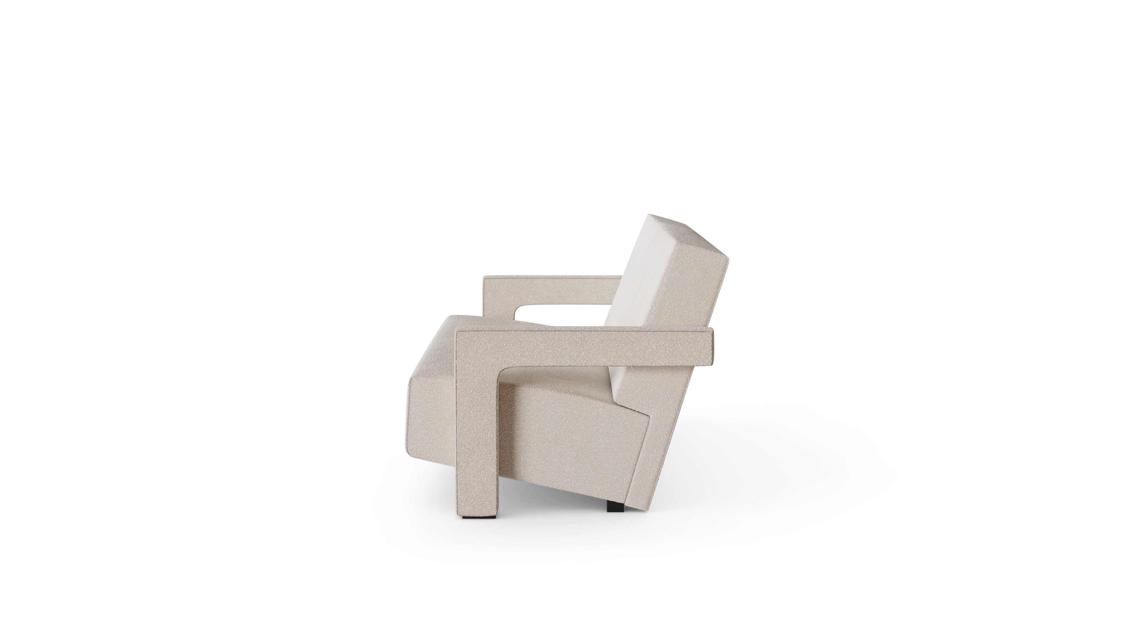 Utrecht Sofa Straight Three-Seater in Canada and the USA Utrecht Sofa Cassina-Style 637-13 - Side
