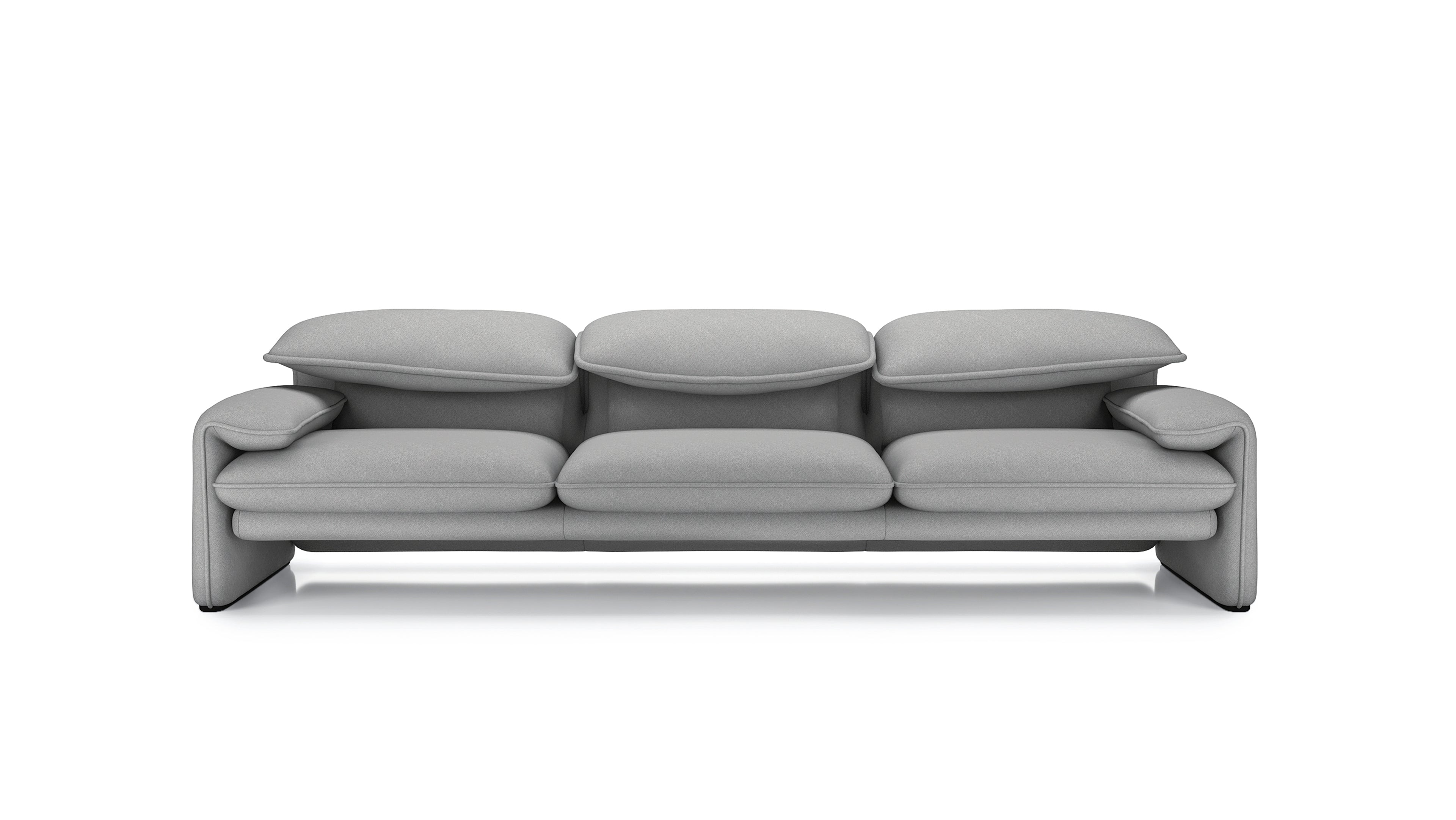 Vico Magistretti Maralunga 3-Seater Sofa in Canada and the USA - Front