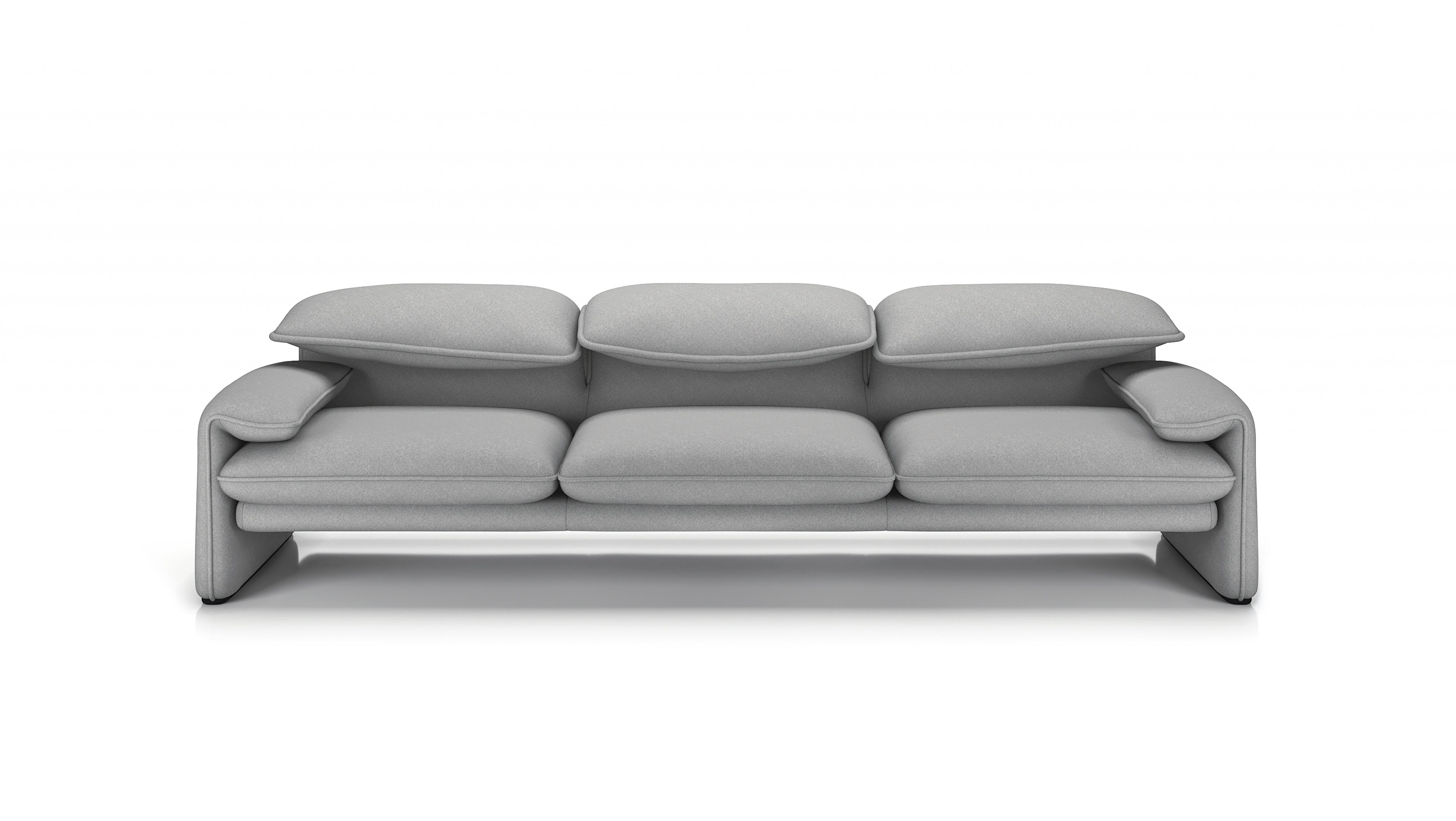 Vico Magistretti Maralunga 3-Seater Sofa in tthe USA in Canada - Front 2