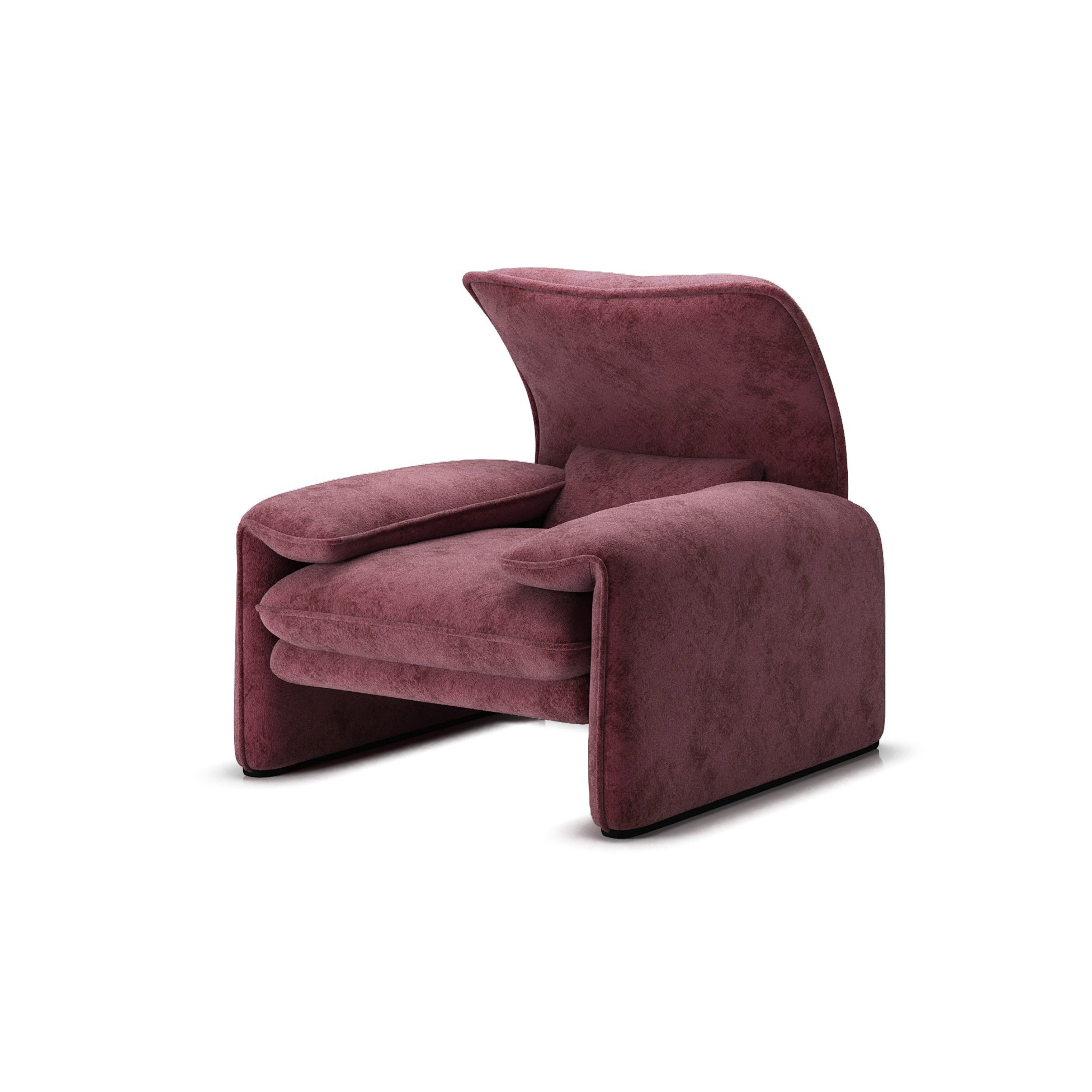 Vico Magistretti Maralunga Lounge Chair in Canada and the USA -plush-woven-velvet-product