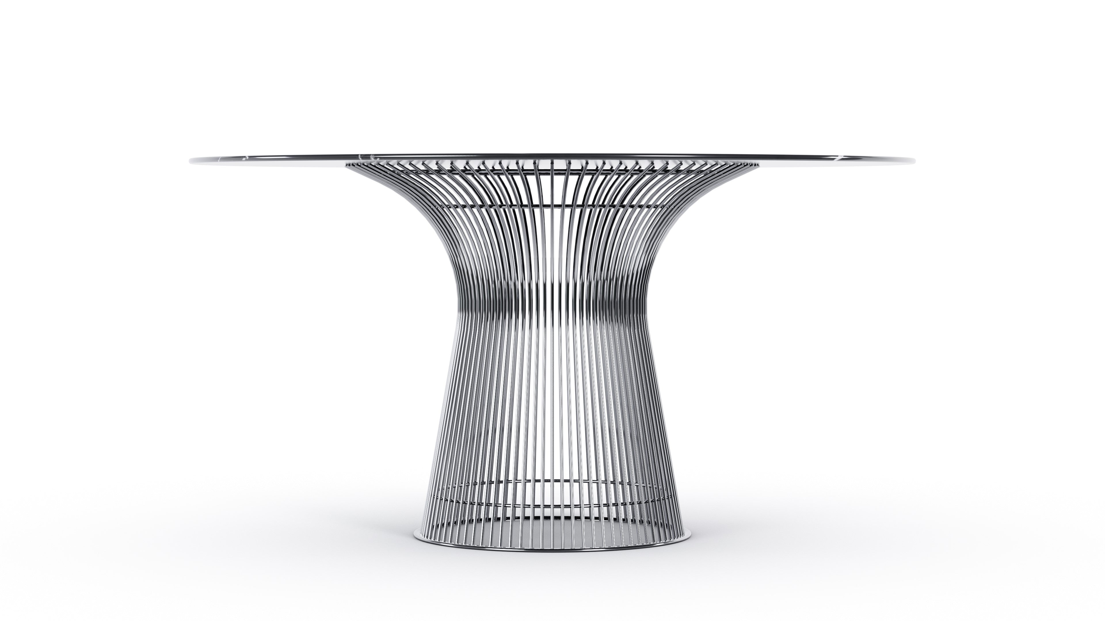Warren Platner Platner Round Table in Canada and the USA 3716 Platner Dining Table Marble - Closeup