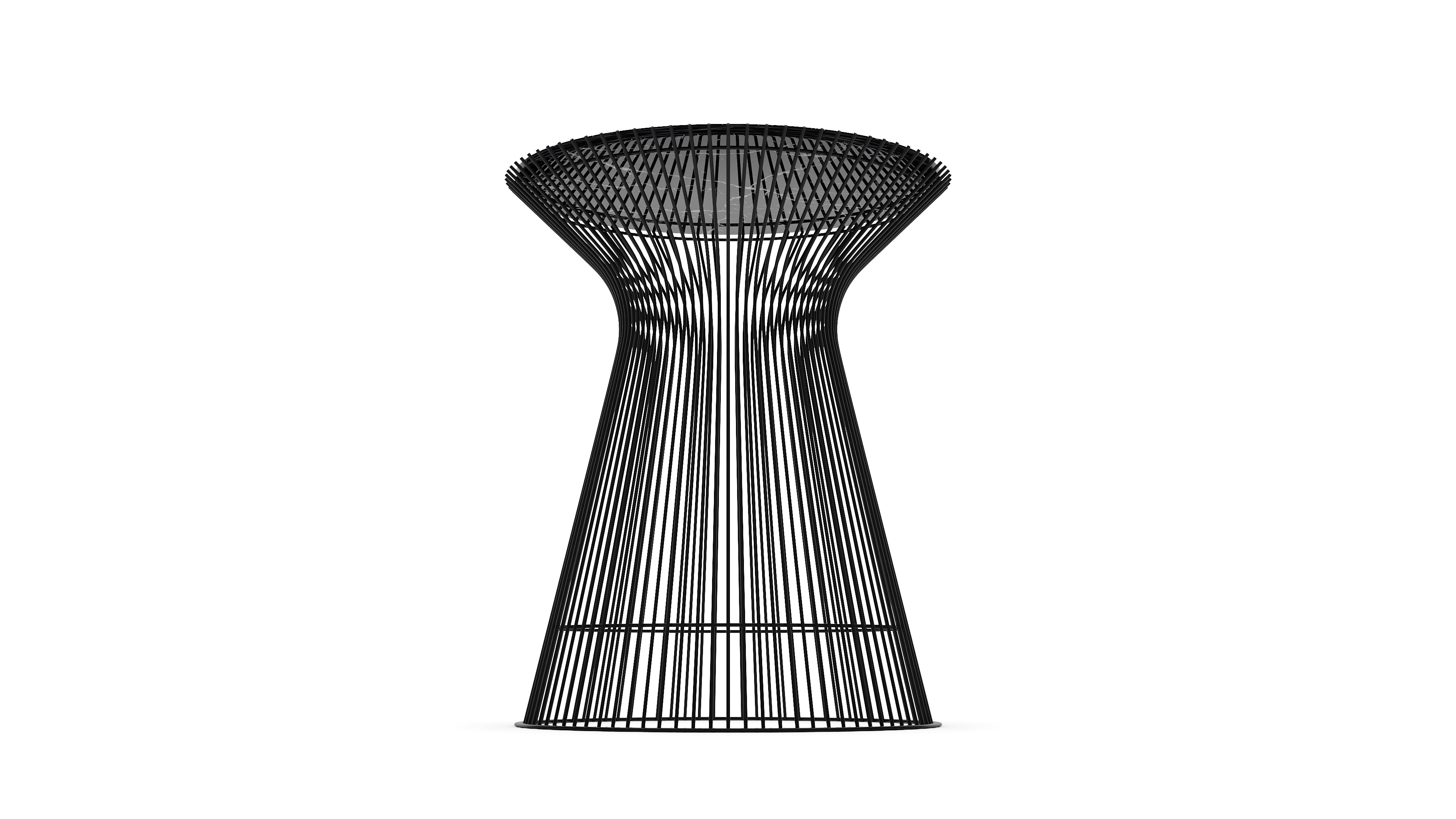 Warren Platner Platner Table Side Table in Canada and the USA 3710T Marble - Closeup Side