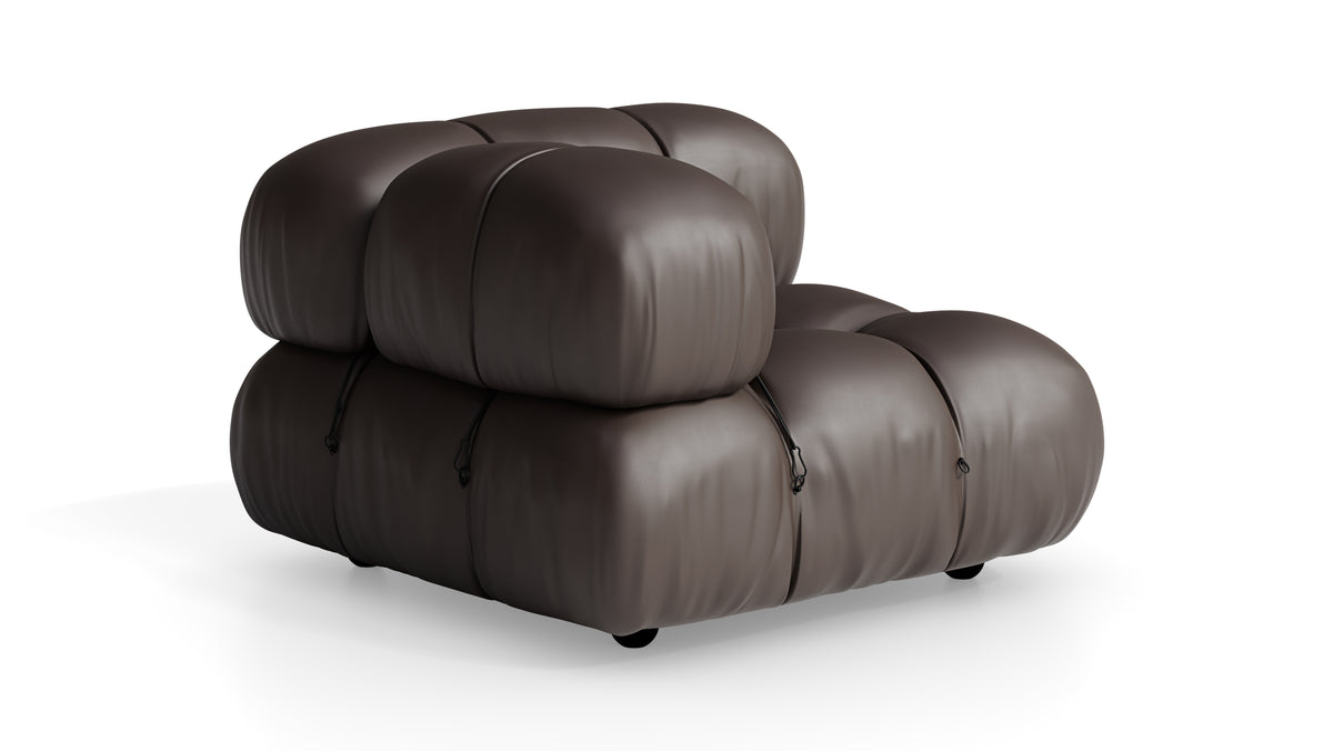 Brunico Leather Mario Bellini Camaleonda Armchair reproduction, Caméléonde Armchair | Corner Module by Archetype Forms, in the USA and Canada - Hero