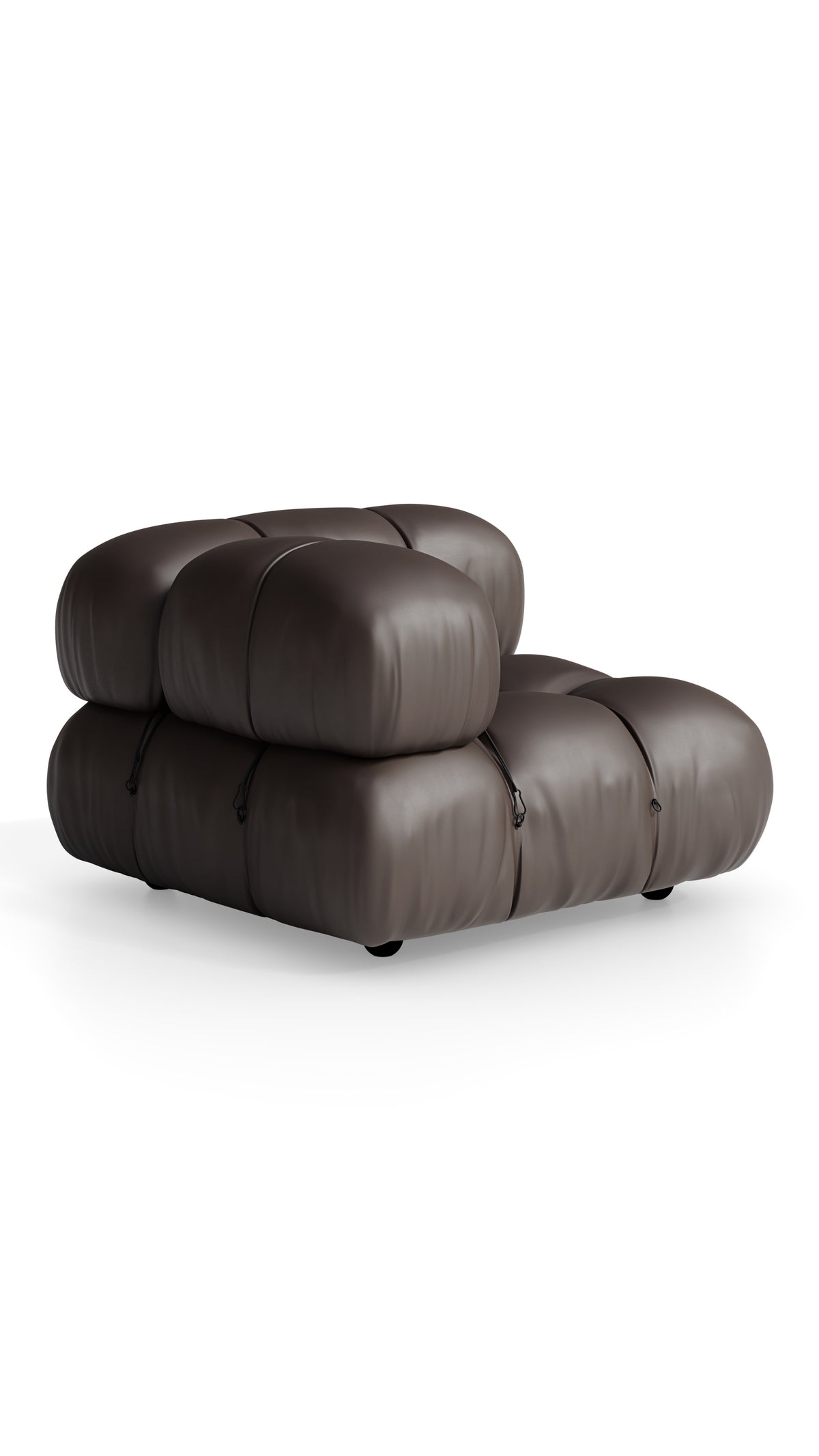 Brunico Leather Mario Bellini Camaleonda Armchair reproduction, Caméléonde Armchair | Corner Module by Archetype Forms, in the USA and Canada - Mobile Hero