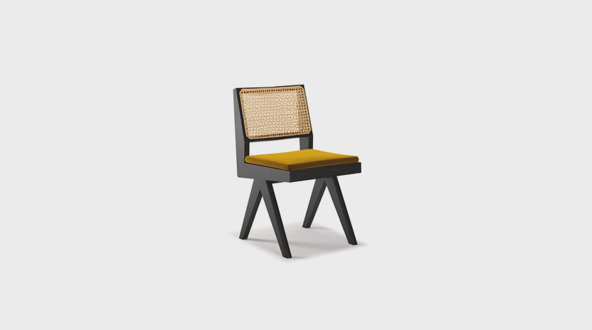 The Capitol Complex Chair Side Chair by Pierre Jeanneret model 055 in the USA, in Canada, by Archetype Forms