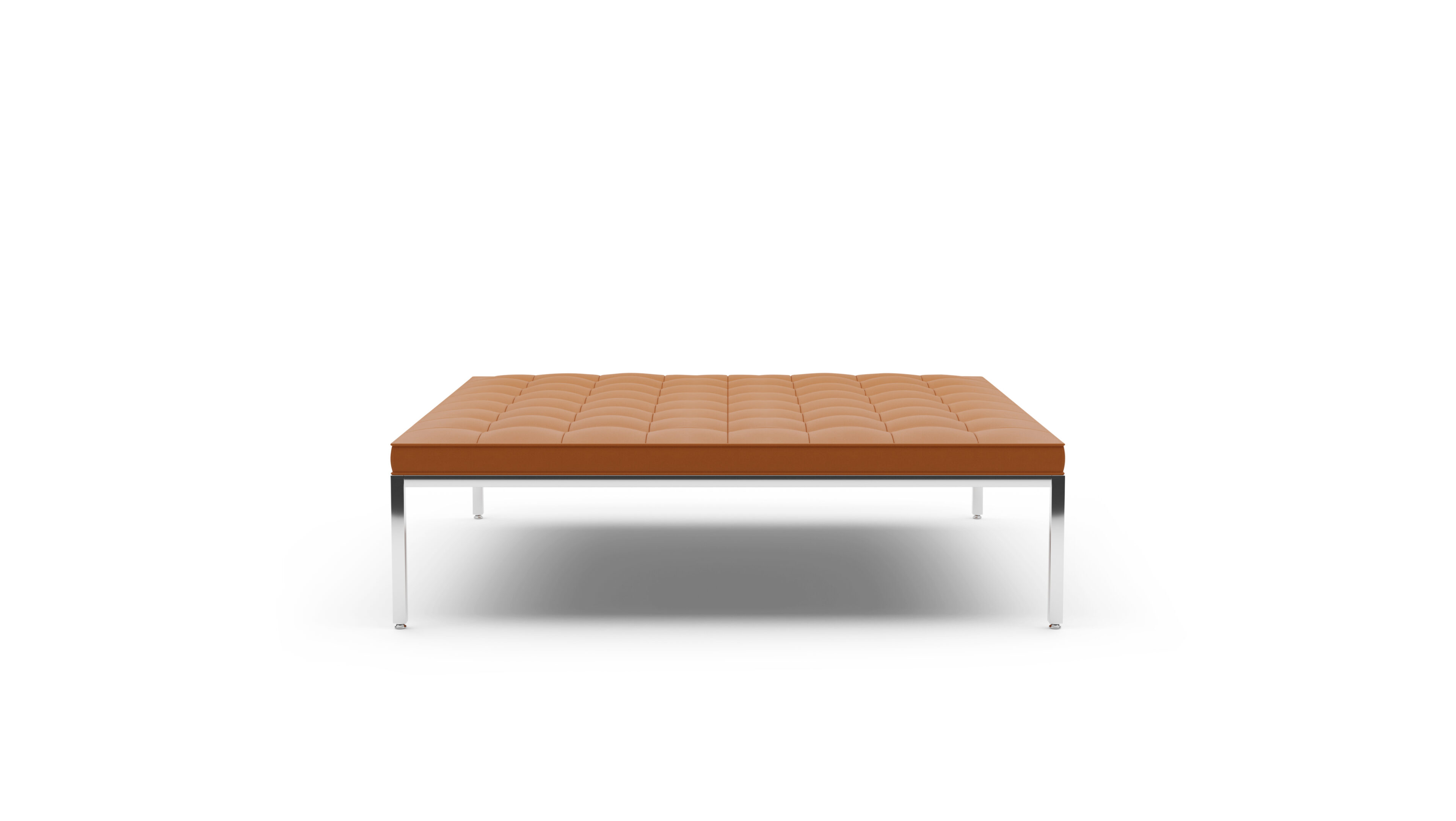 Relaxed Bench: Large Square Bench 6-Seat 2530yrc6 Reproduction by Archetype Forms - Florence Knoll - Desktop Hero