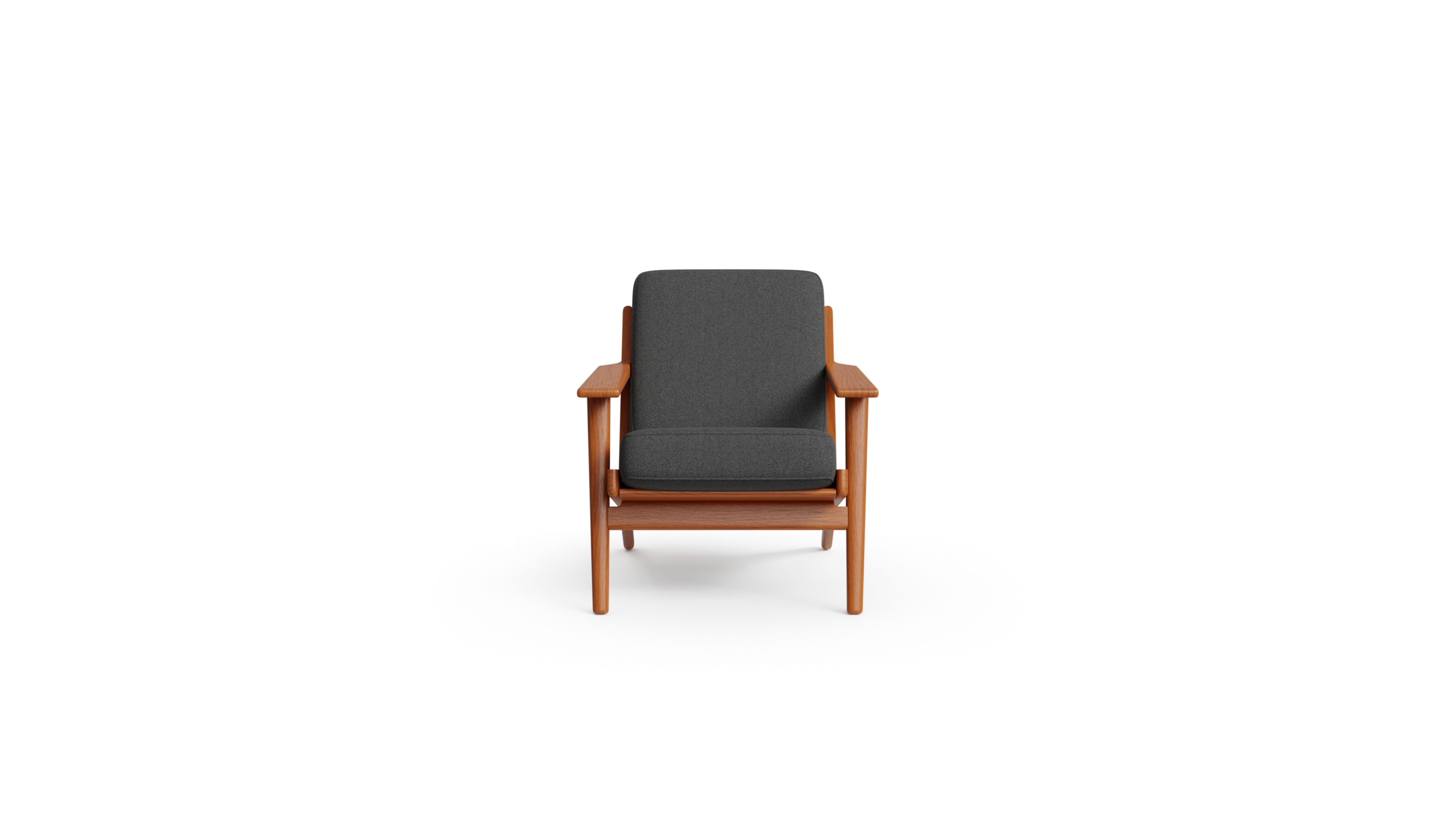 GE 290 Plank Chair Reproduction by Archetype Forms - Hans Wegner - Desktop Hero