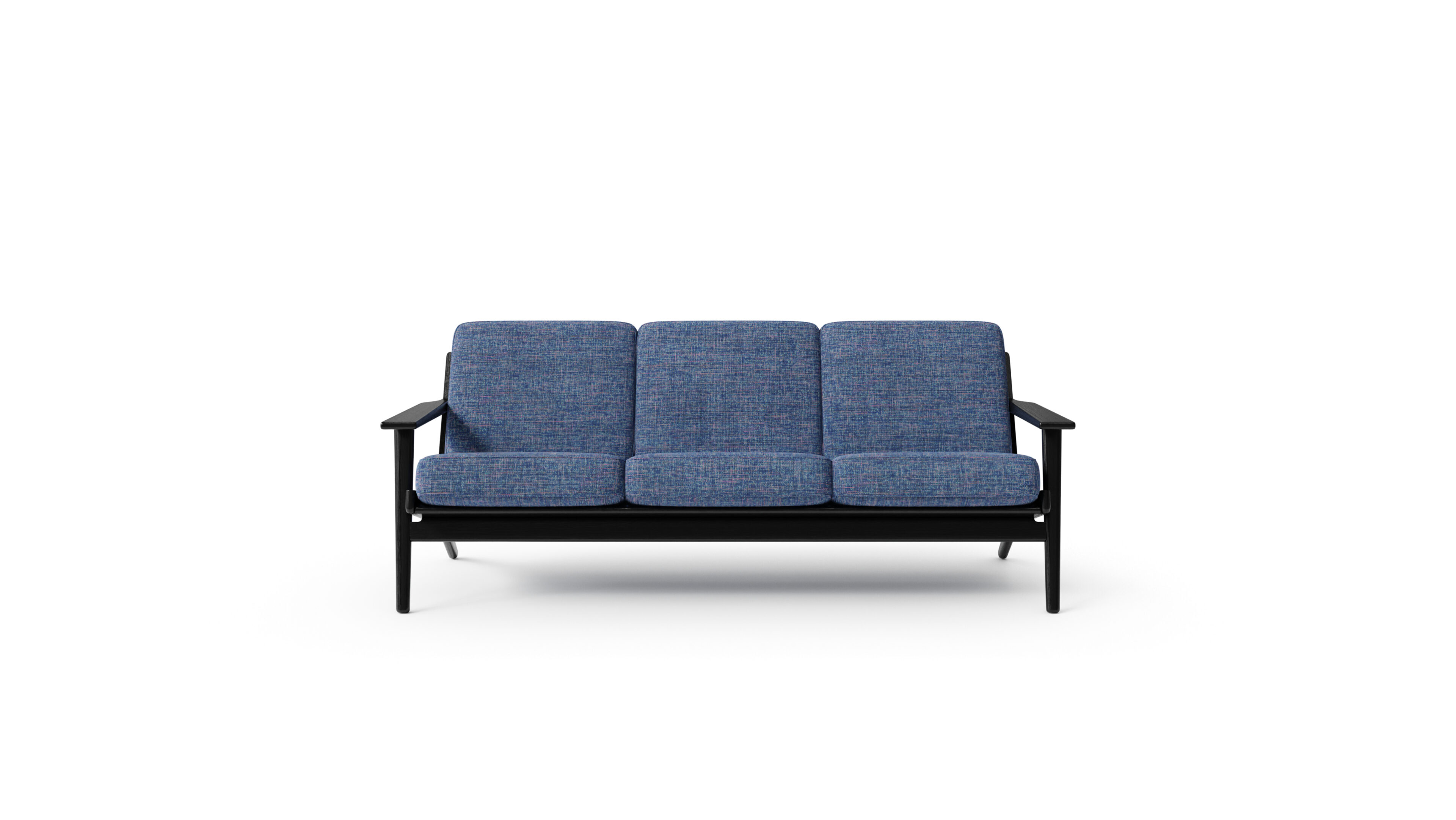 GE 290-3 Plank Three Seat Sofa Reproduction by Archetype Forms - Hans Wegner - Desktop Hero