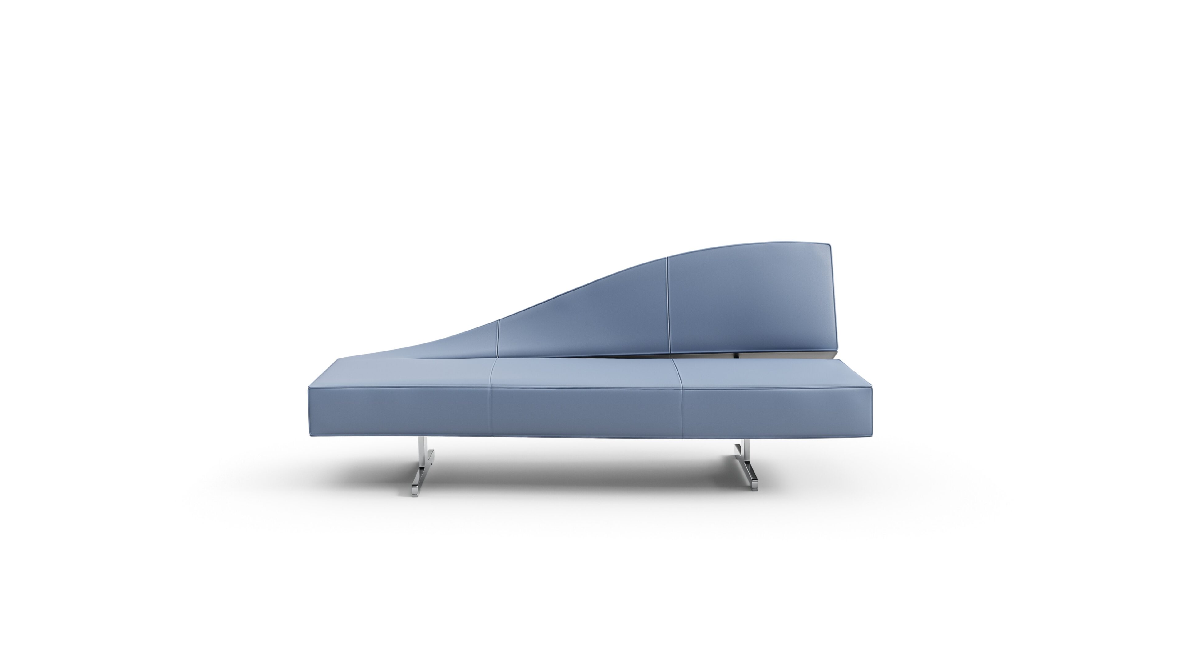 Aspen Sofa: Short - Right-Hand Reproduction by Archetype Forms - Jean-Marie-Massaud - Front View