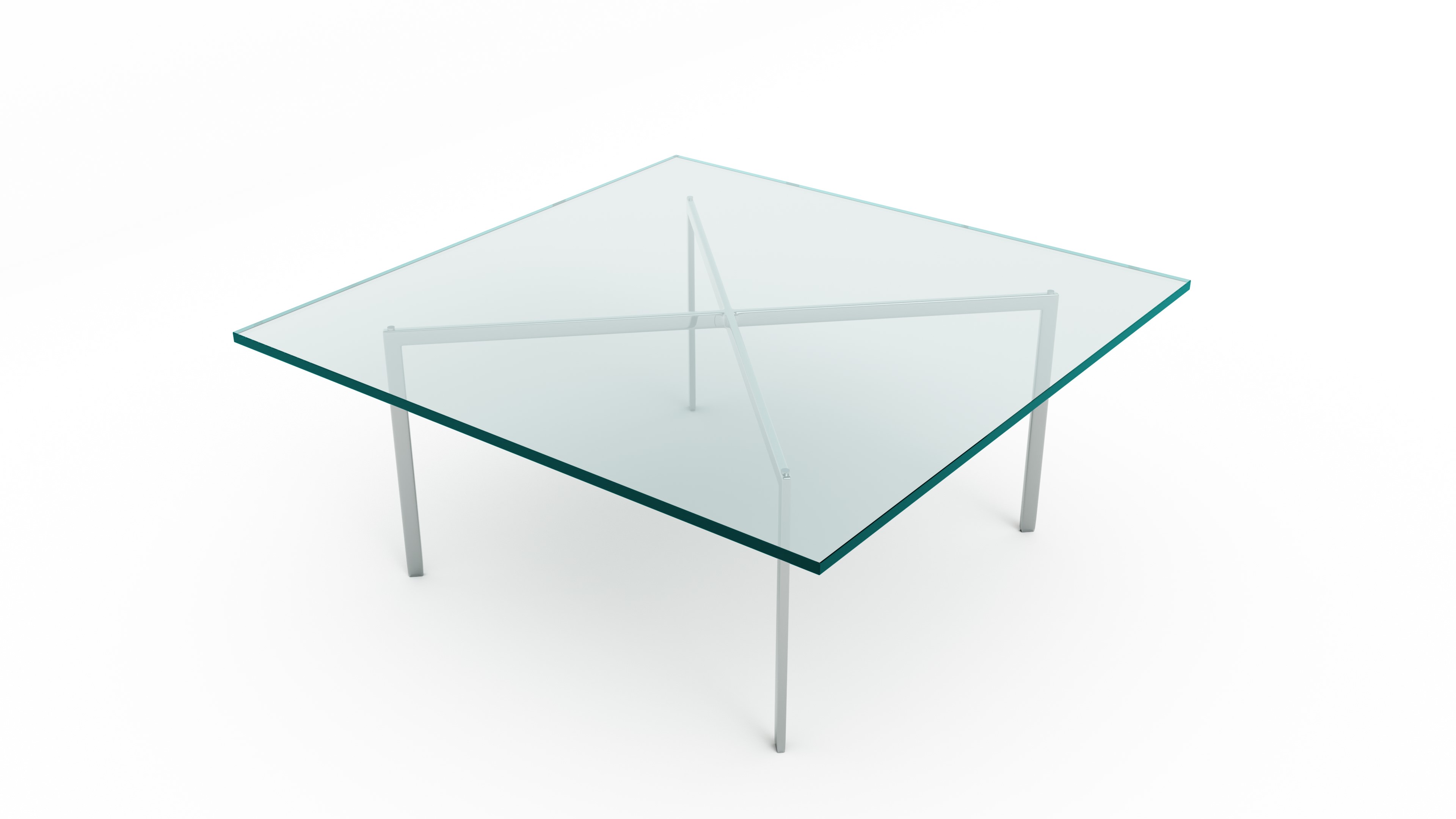 Barcelona-Style Table Coffee Table 252 Reproduction by Archetype Forms - Mies van der Rohe - Hero Image