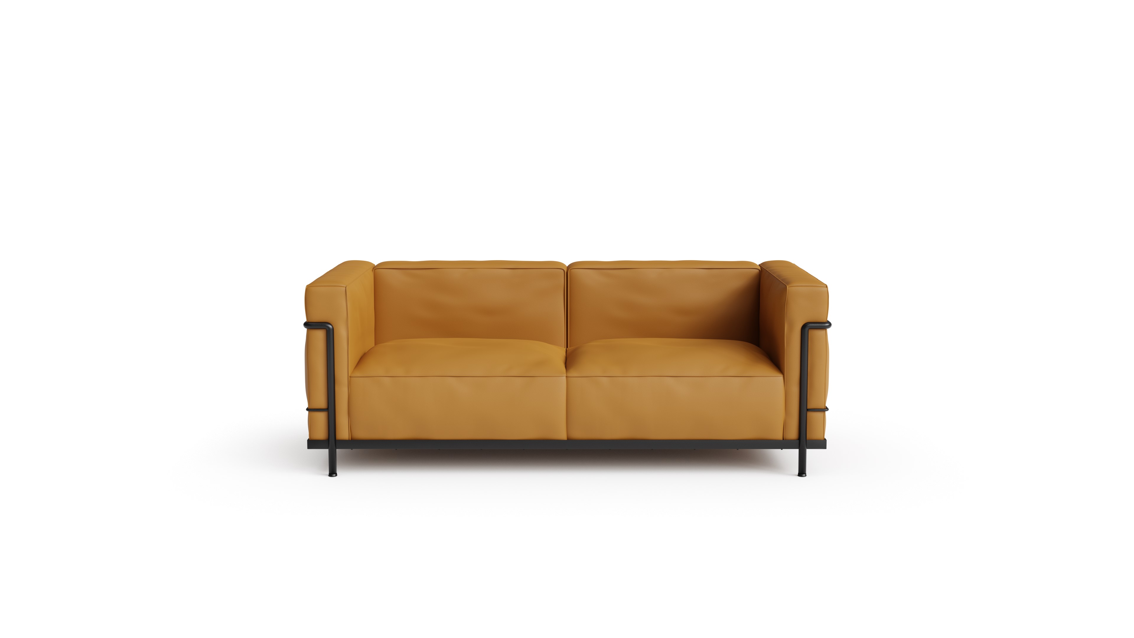 LC3 Fauteuil Grand Confort Grand Modèle Sofa 2-Seat Loveseat 1928 Reproduction by Archetype Forms - Le Corbusier - Desktop Hero