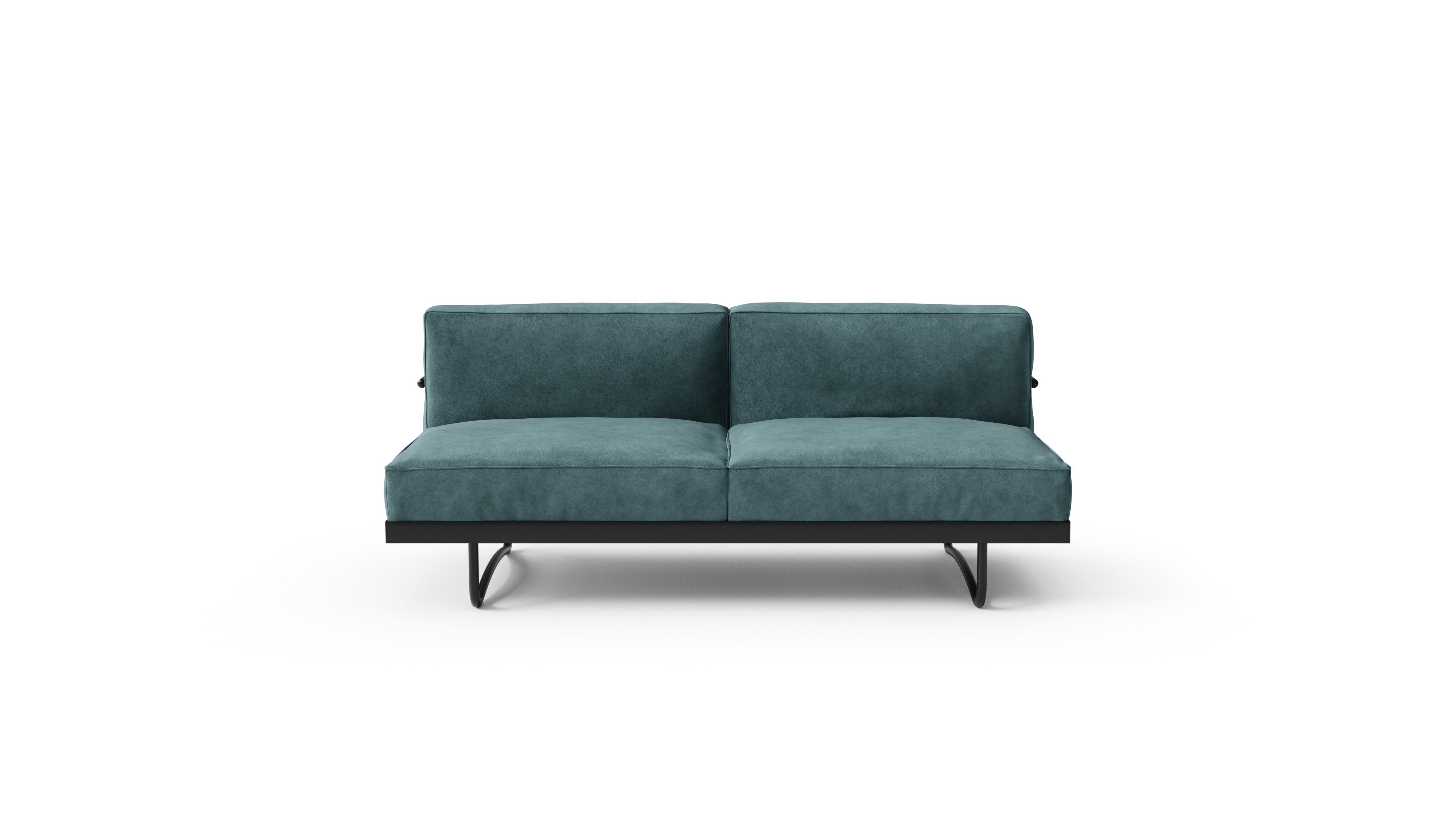 LC5 Office Series Two-Seat Loveseat Sofa 1934 Reproduction by Archetype Forms - Le Corbusier - Hero Image