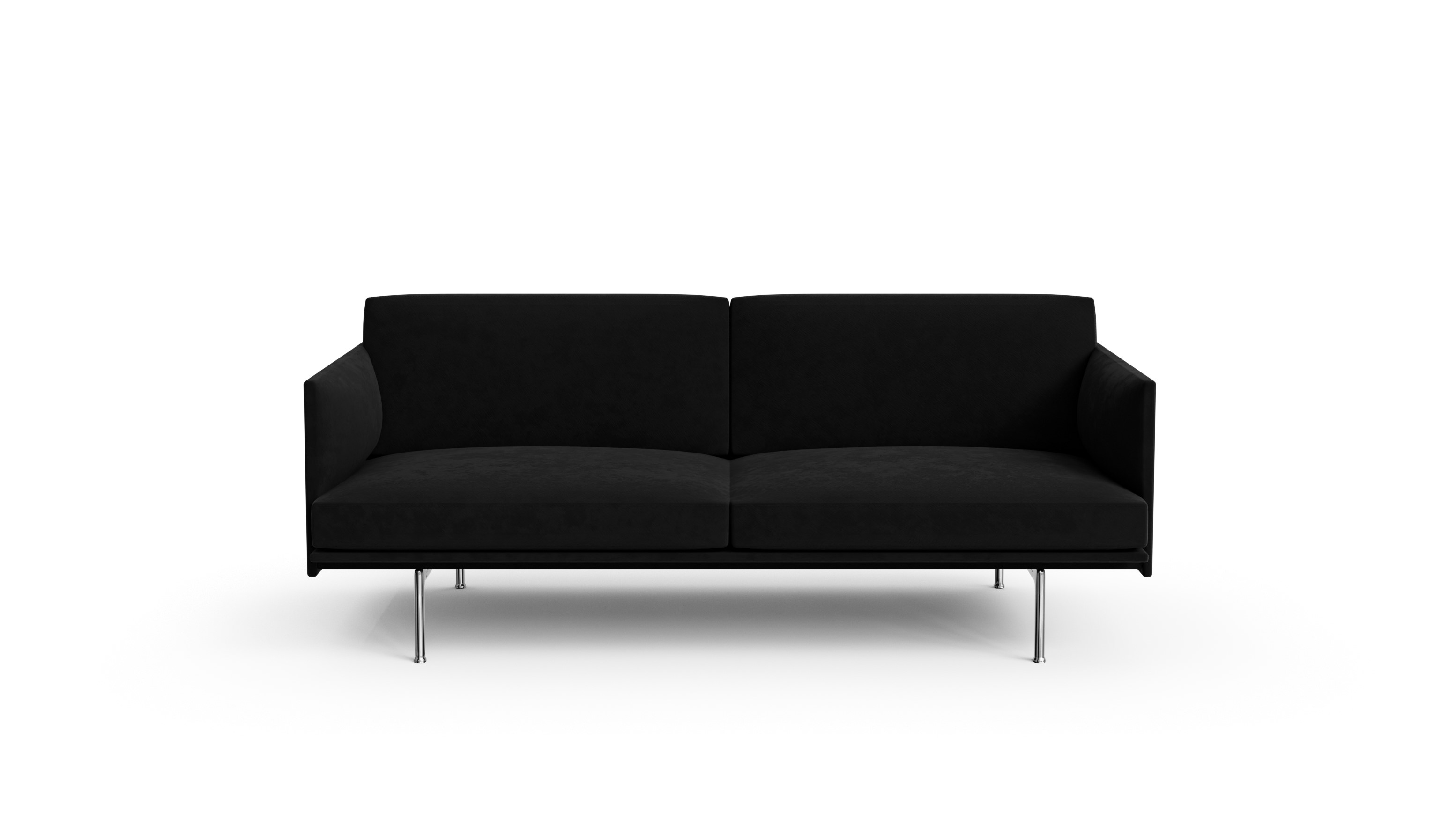 Hero image of the Outline Sofa 2-Seater by Muuto, designed by Anderssen, available online in Canada. Made by Archetype Forms.